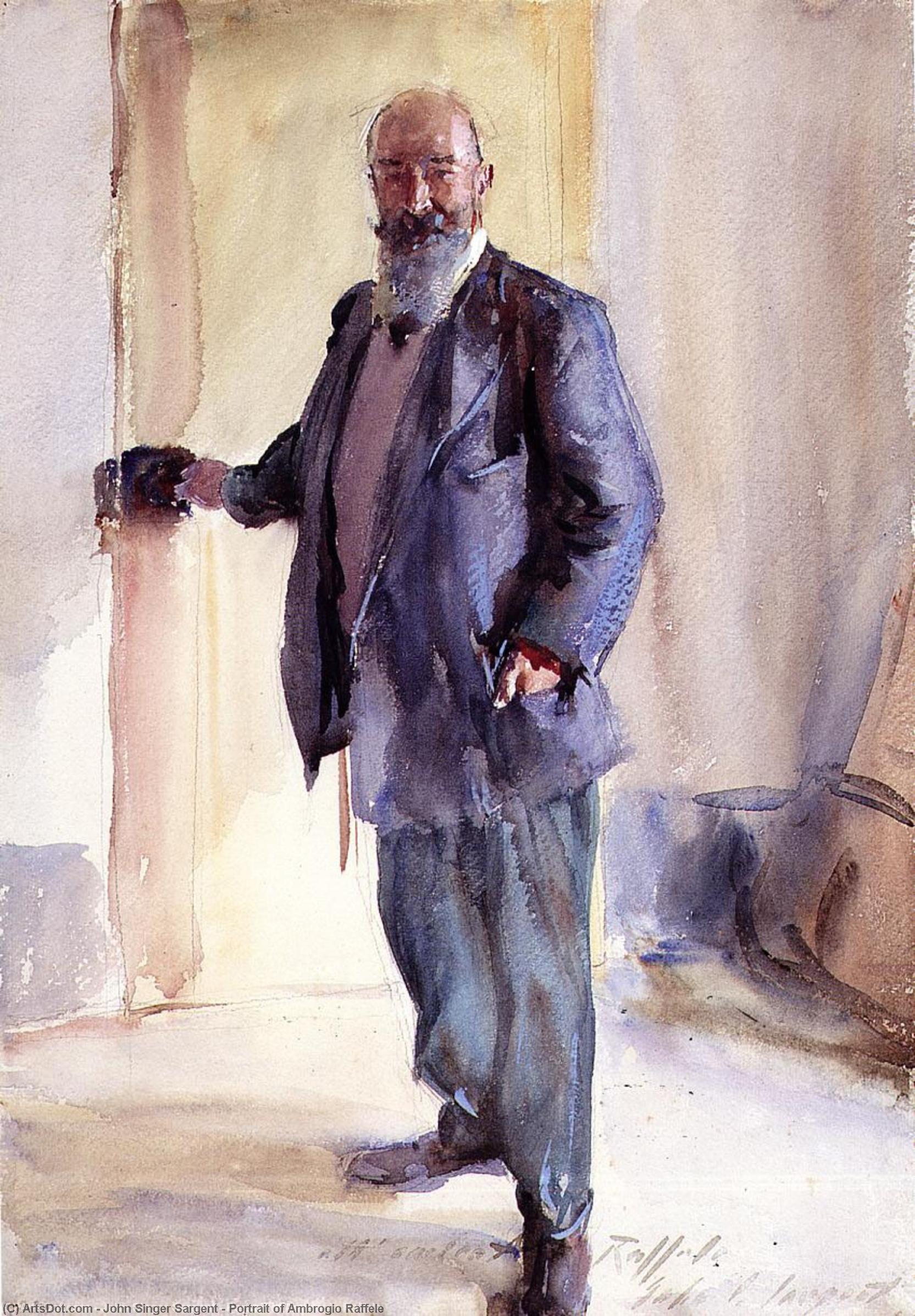 John Singer Sargent - Ritratto di Ambrogio Raffele