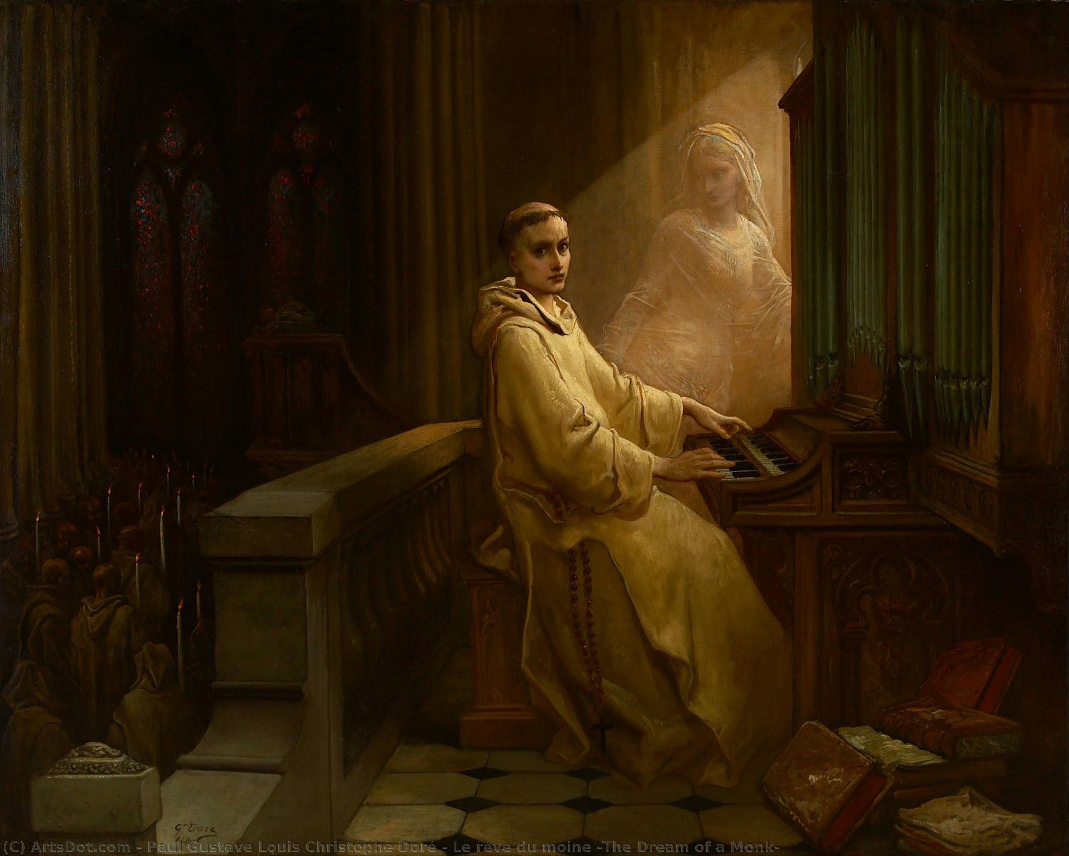 Visul Călugărului — Gustave Doré