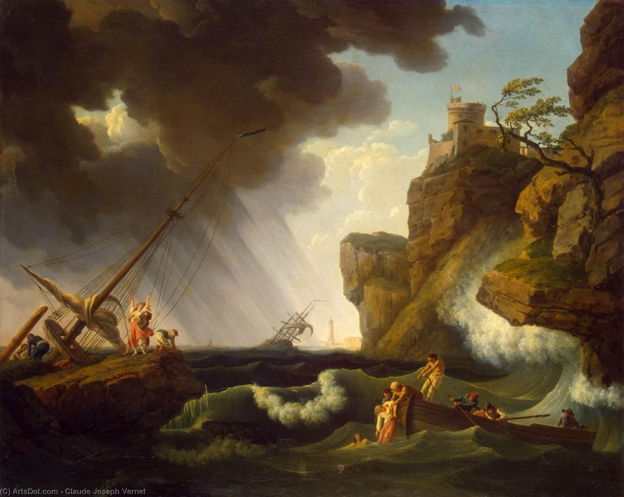 Shipwreck — Joseph Vernet