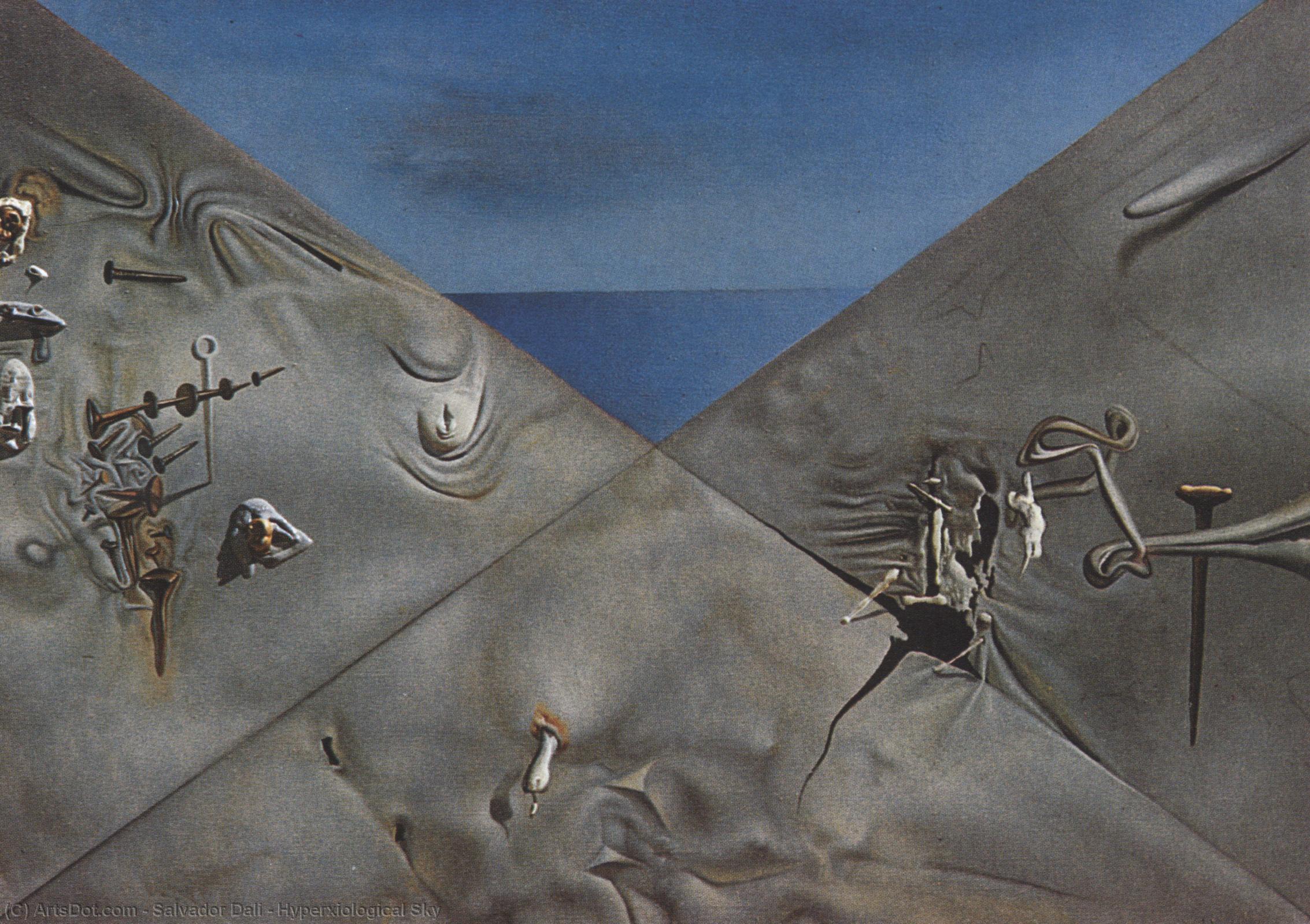 Hyperxiological Sky — Salvador Dalí