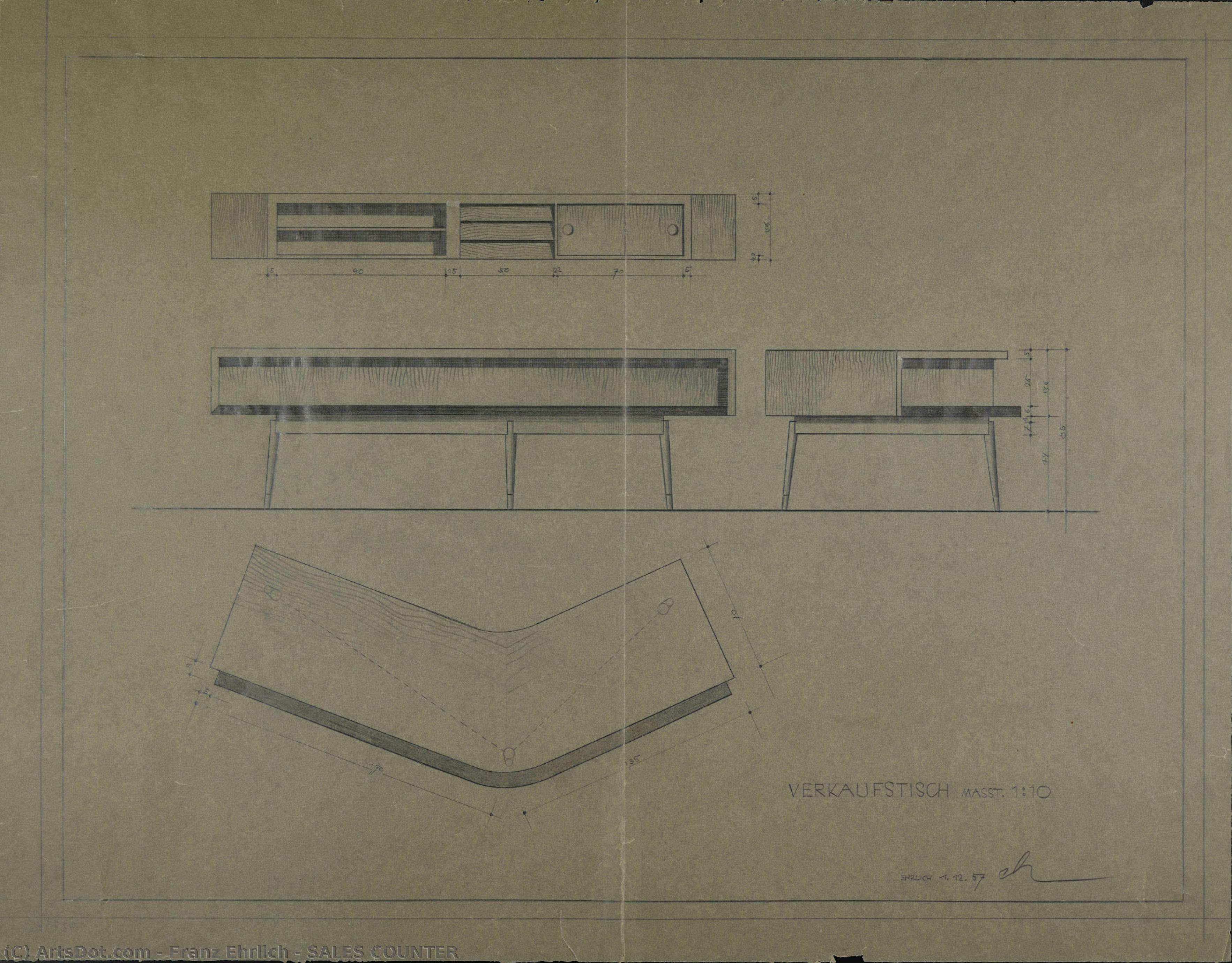 Sales Counter — Franz Ehrlich