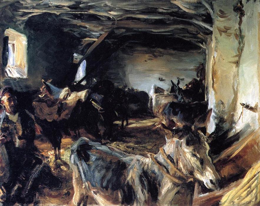 John Singer Sargent - Écurie à Cuenca