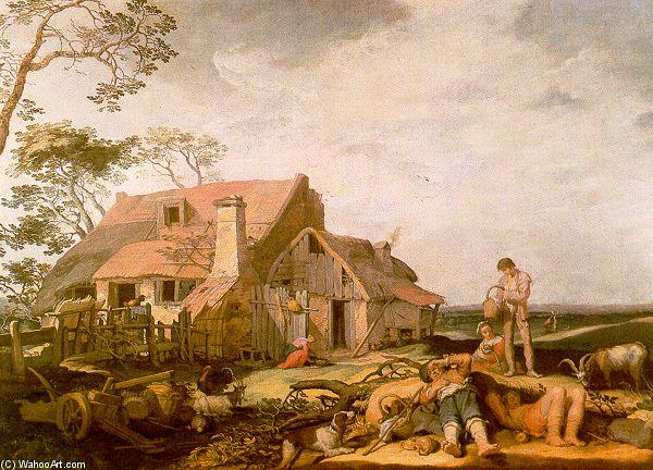 아브라함 블로마르트 - Landscape with Peasants Resting