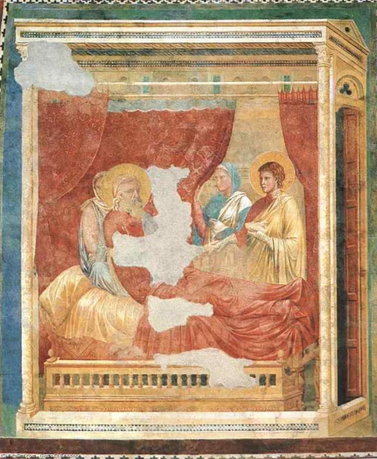 Isaac Blessing Jacob — Giotto Di Bondone