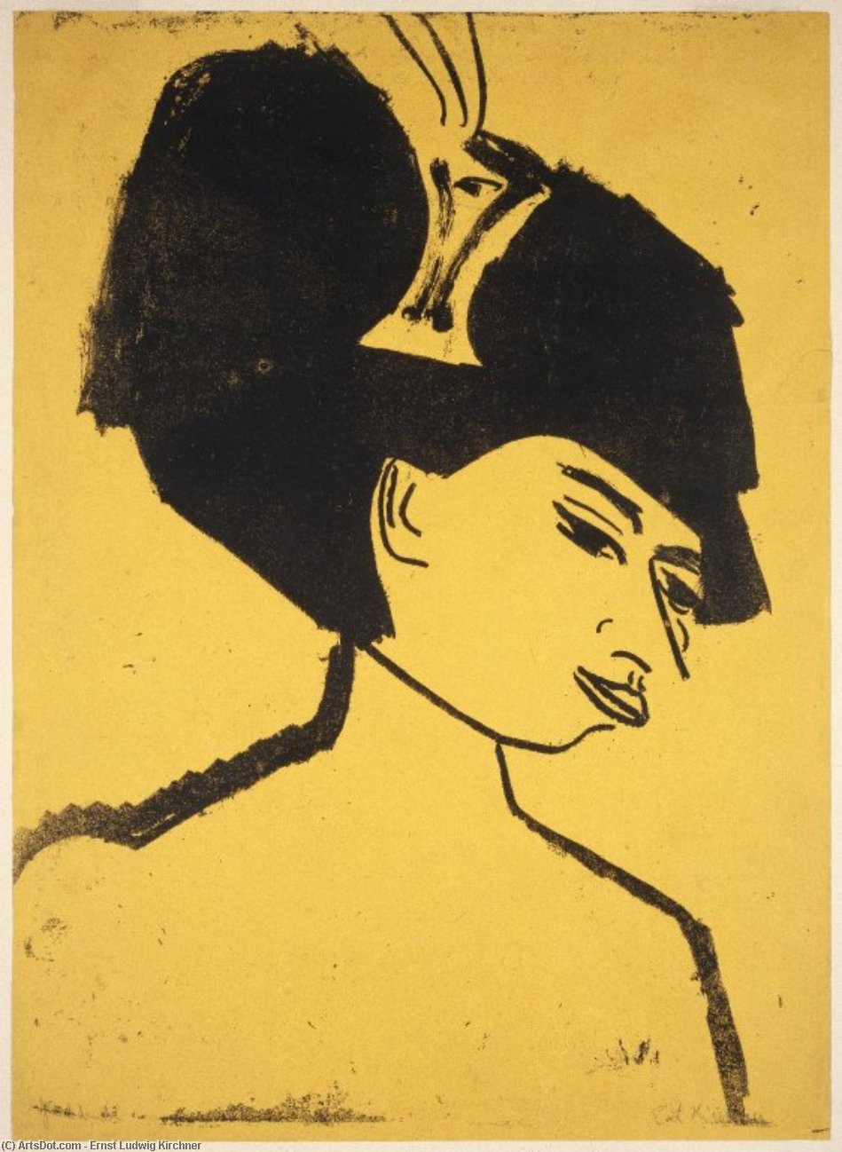 Milliner With Hat — Ernst Ludwig Kirchner