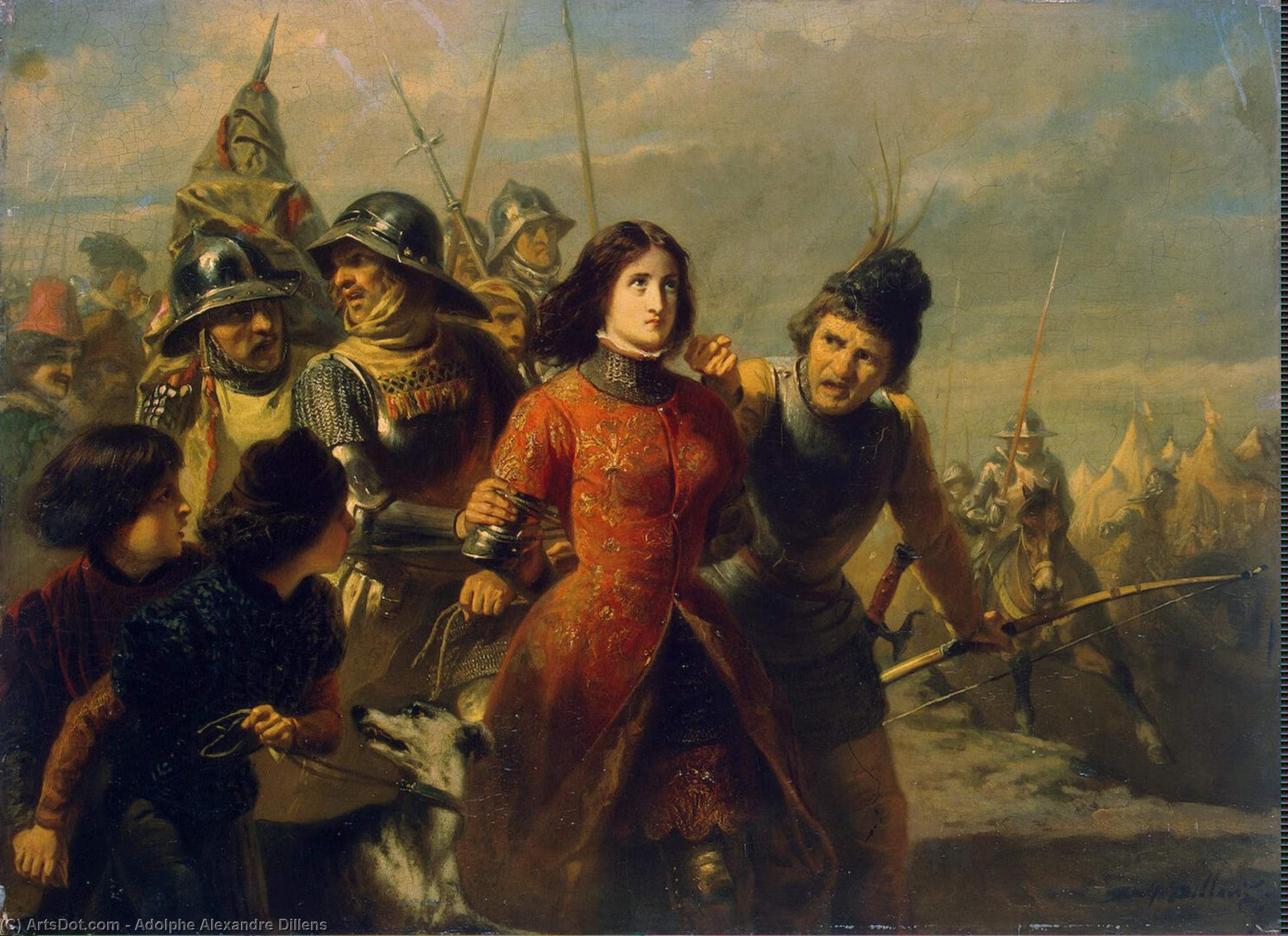Capture Of Joan Of Arc — Adolphe Alexandre Dillens
