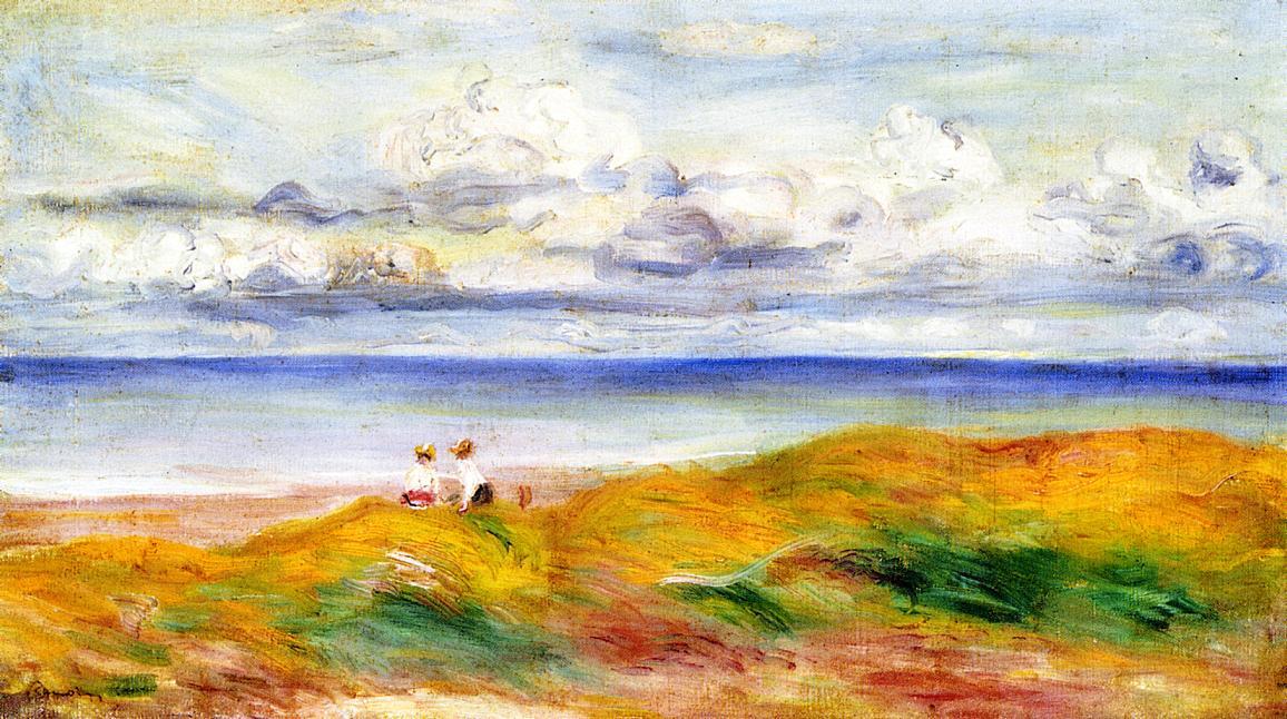 Auf Einem Klippe — Pierre-auguste Renoir