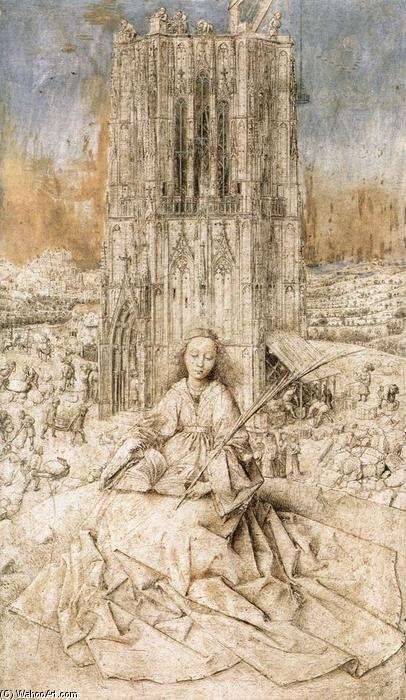 Święta Barbara — Jan Van Eyck