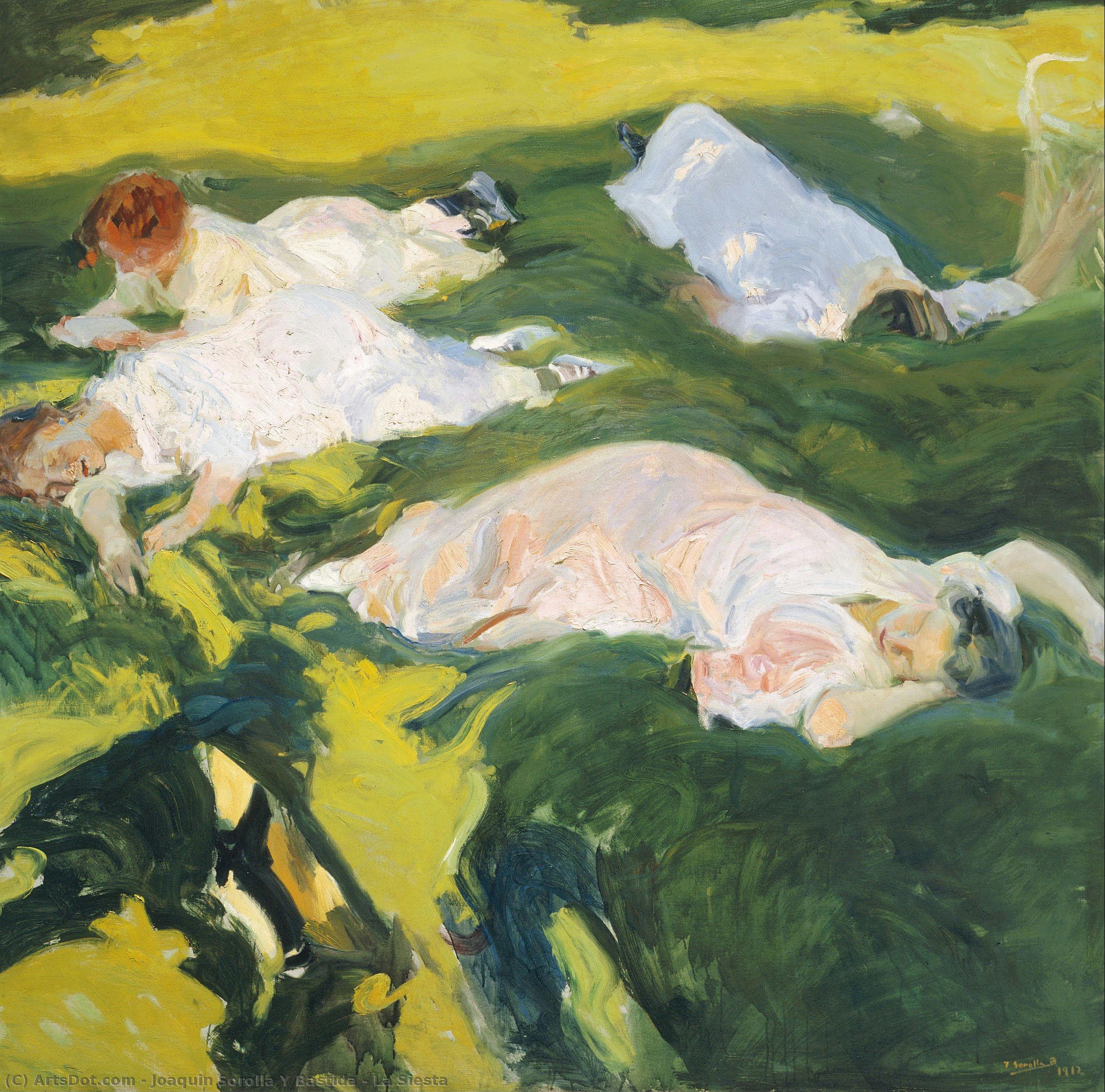 Joaquín Sorolla y Bastida - La Siesta