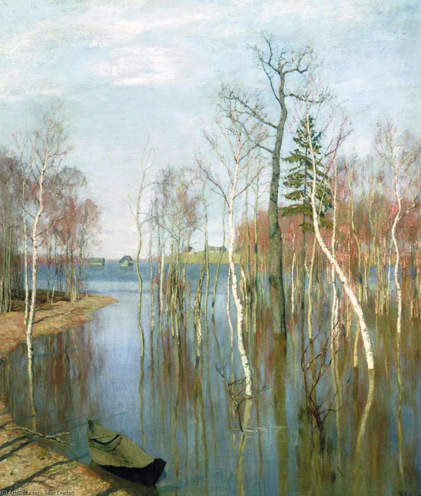 Spring. High Waters. — Isaak Ilyich Levitan