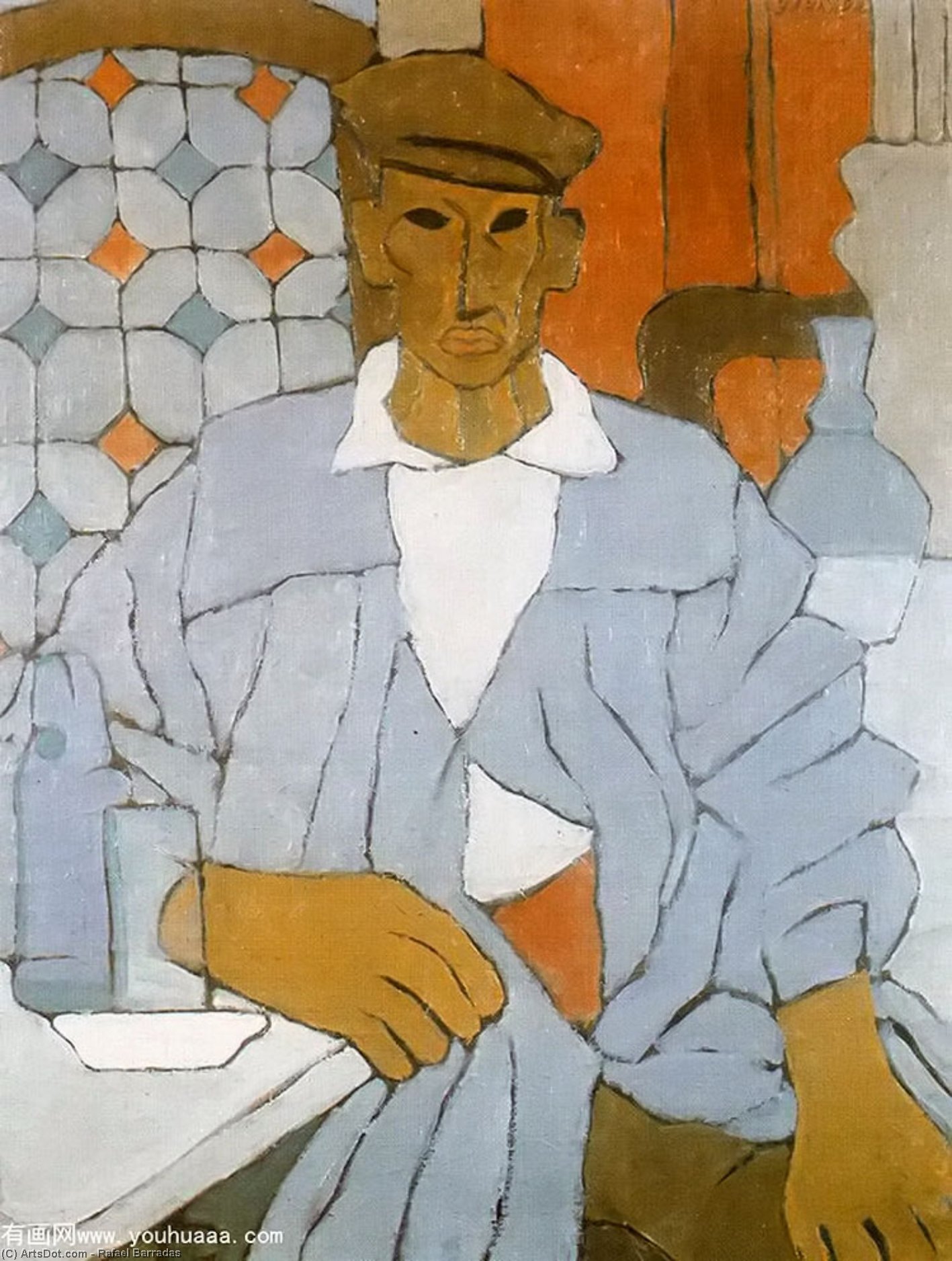 Man In Cafe — Rafael Barradas