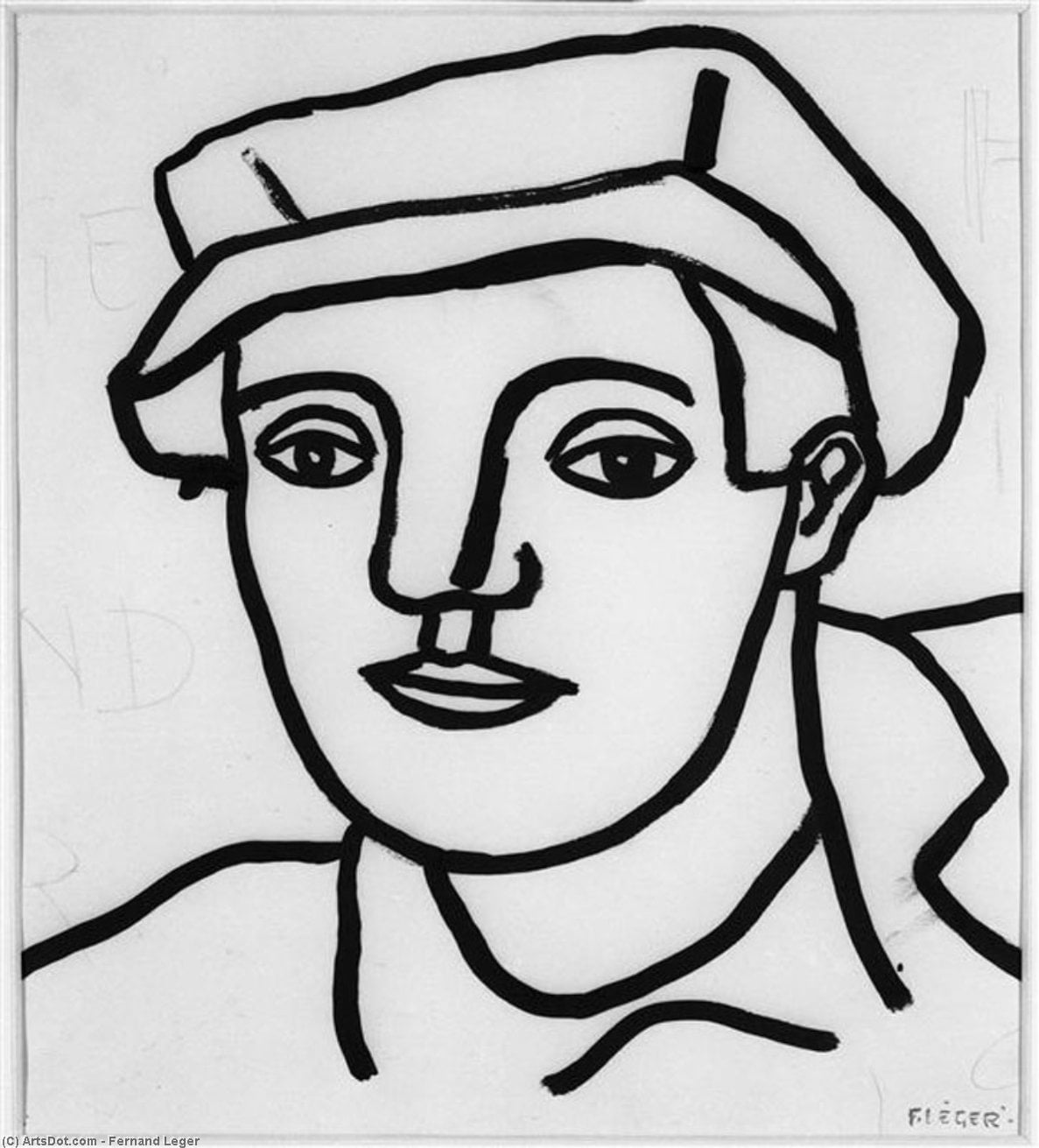 Fernand Léger - Head constructor