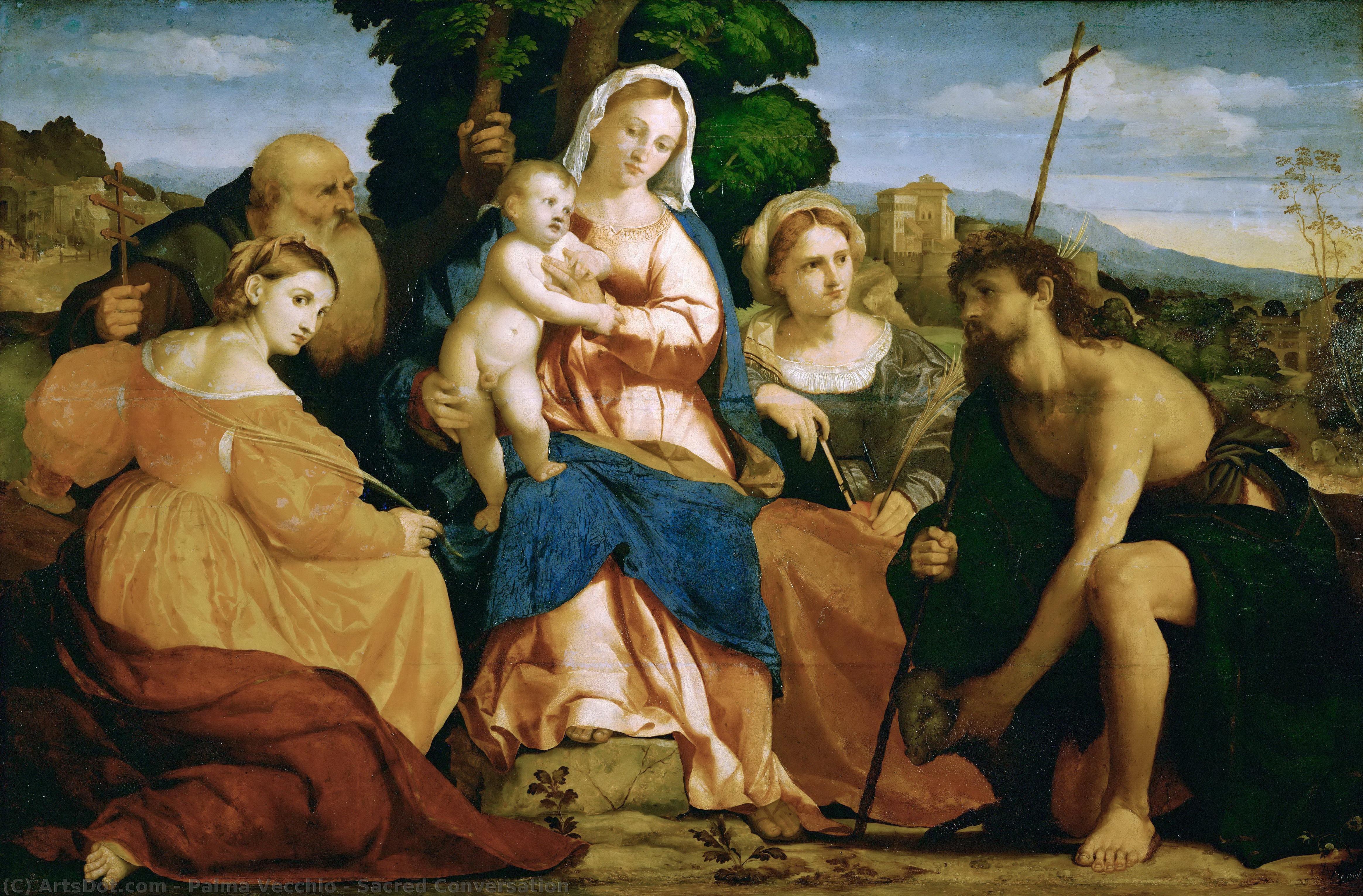 Sacred Conversation — Palma Il Vecchio