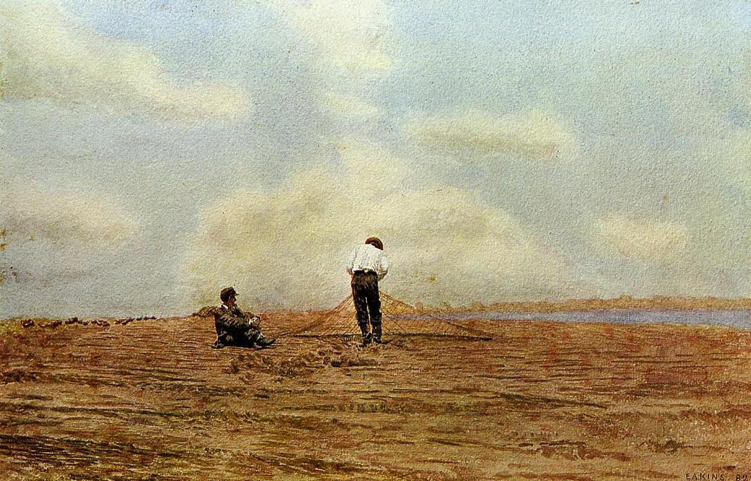 Thomas Eakins - Mending the Net