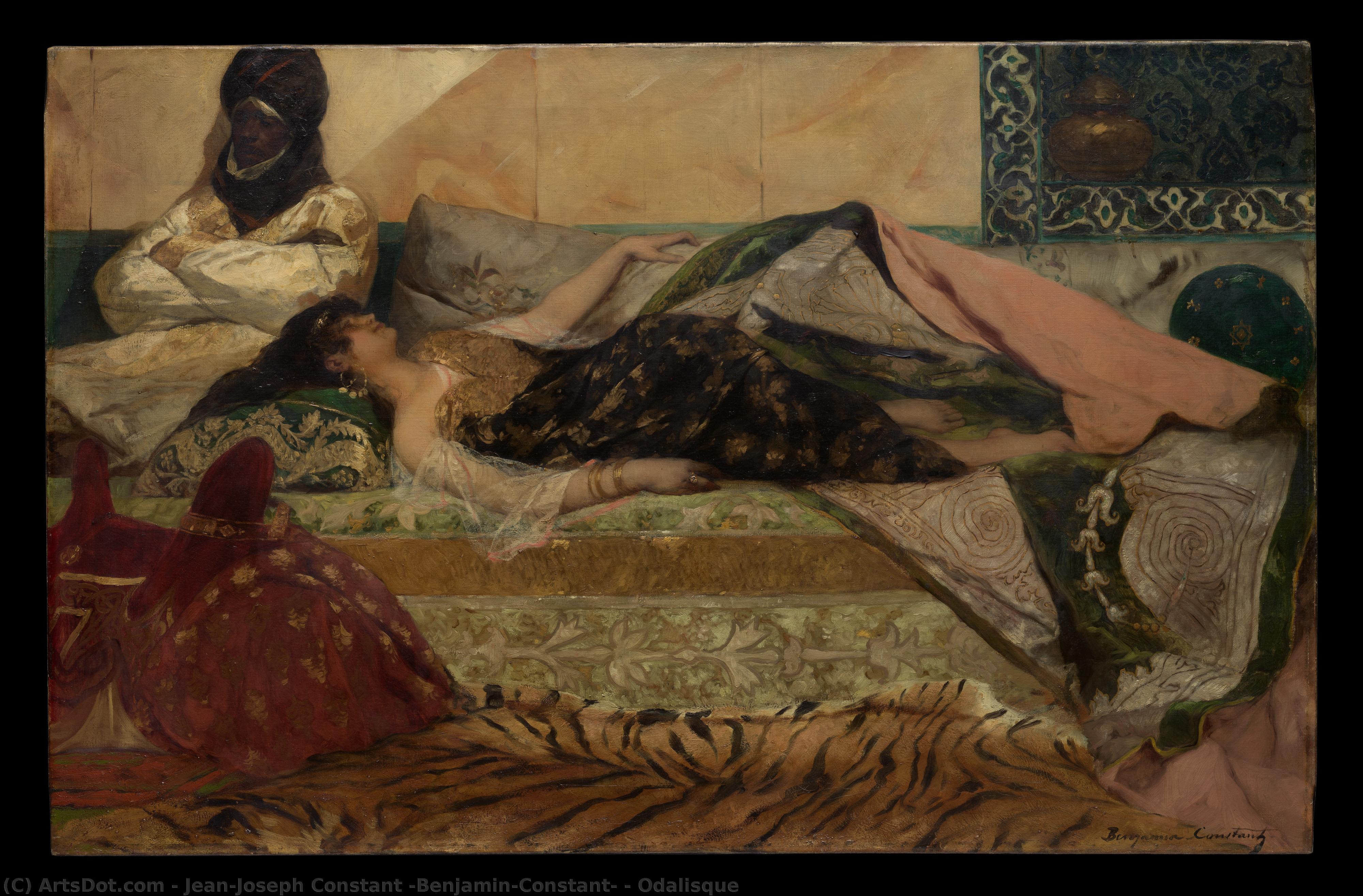 Jean-Joseph Benjamin-Constant - Odalisque