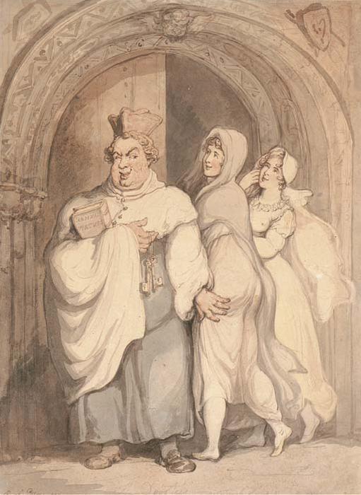 Thomas Rowlandson - The Devotees
