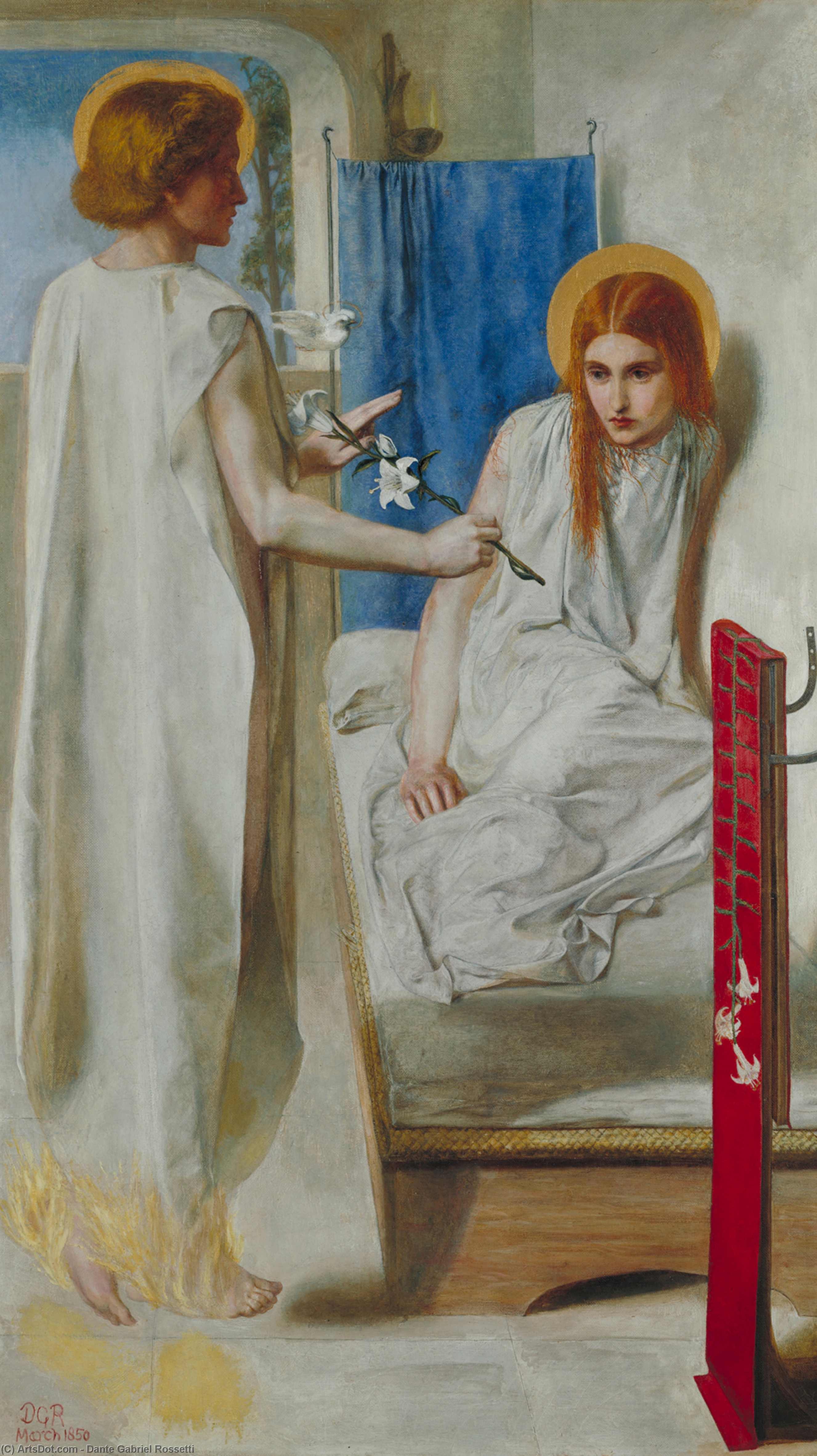 The Annunciation — Dante Gabriel Rossetti