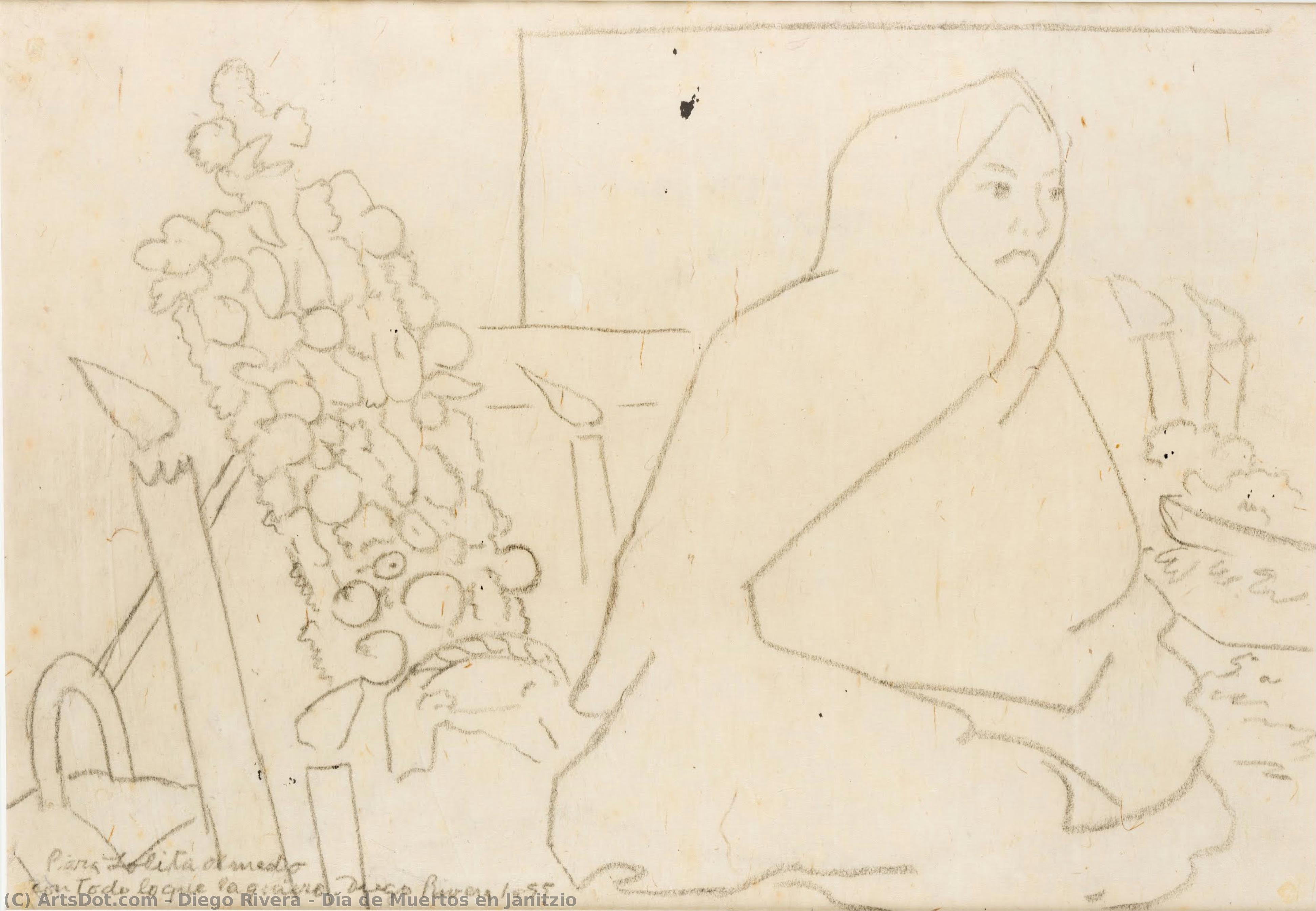 Diego Rivera - Día de Muertos en Janitzio