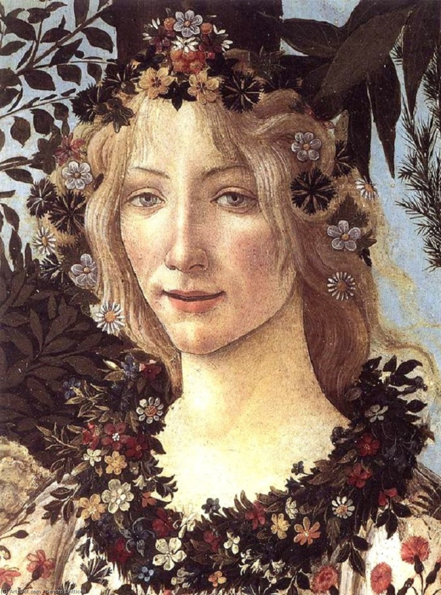Сандро Ботичели - Primavera (detalj)