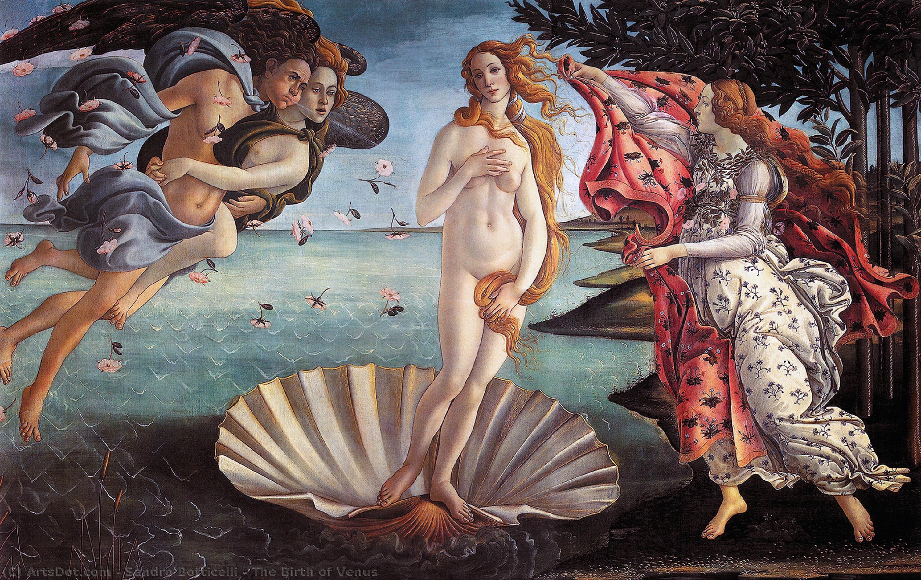 Sandro Botticelli - Venüs'ün Doğuşu