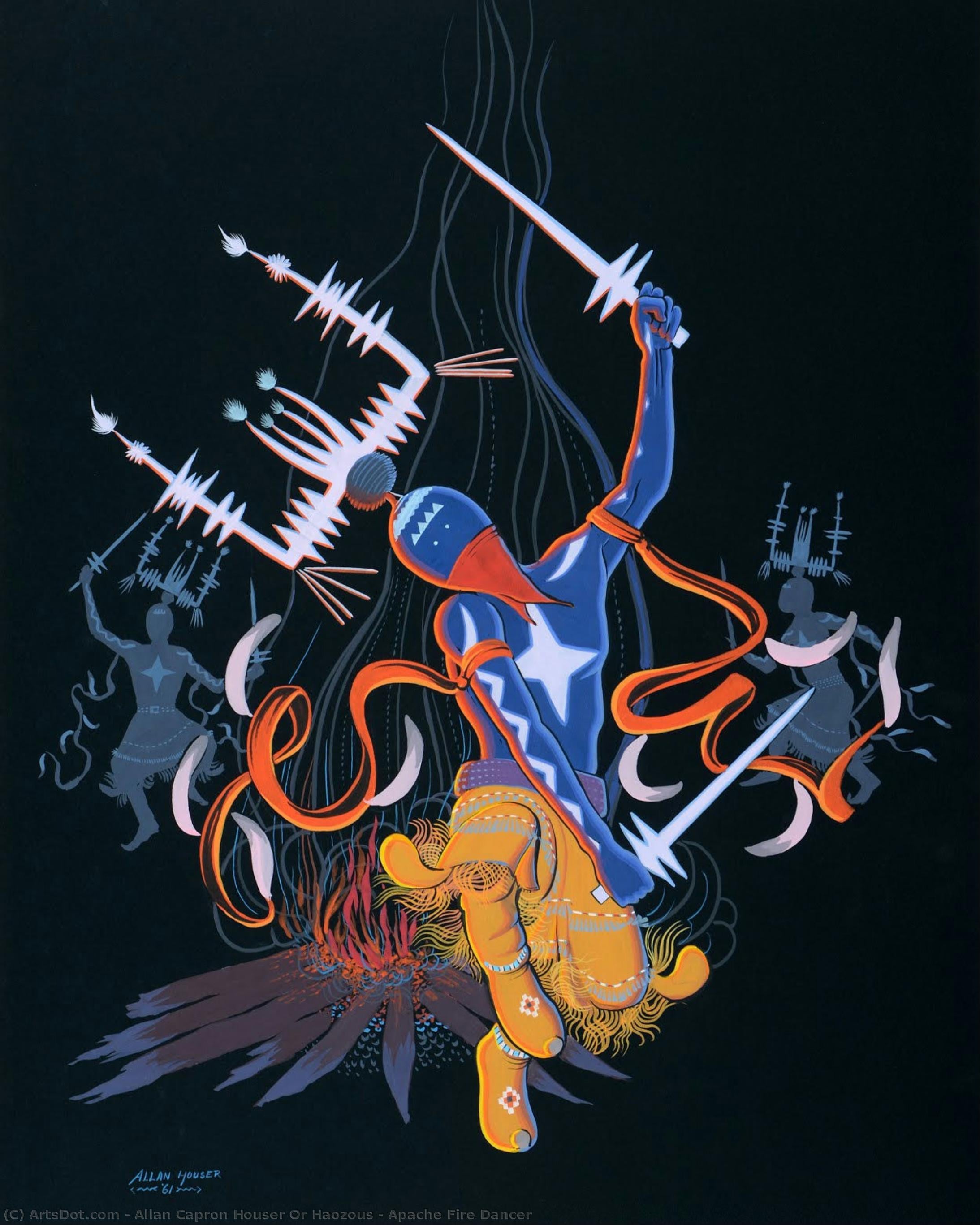Allan Houser - Apache Fire Dancer