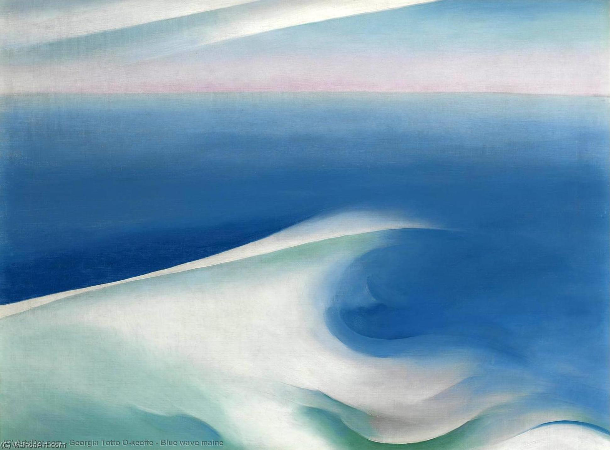 Georgia O’Keeffe - Sinine laine Maine