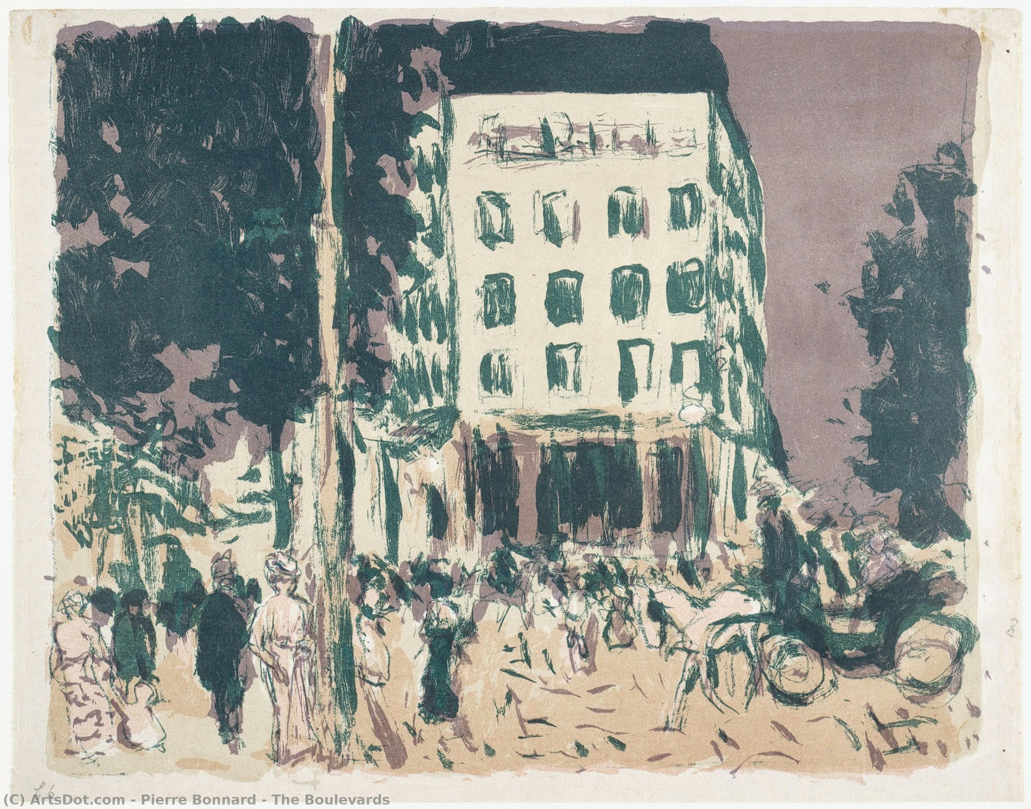 I Boulevard — Pierre Bonnard