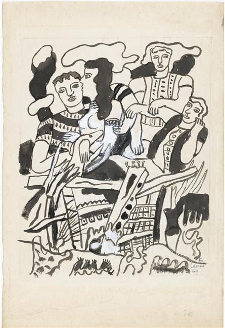 Study For The Circus — Fernand Léger