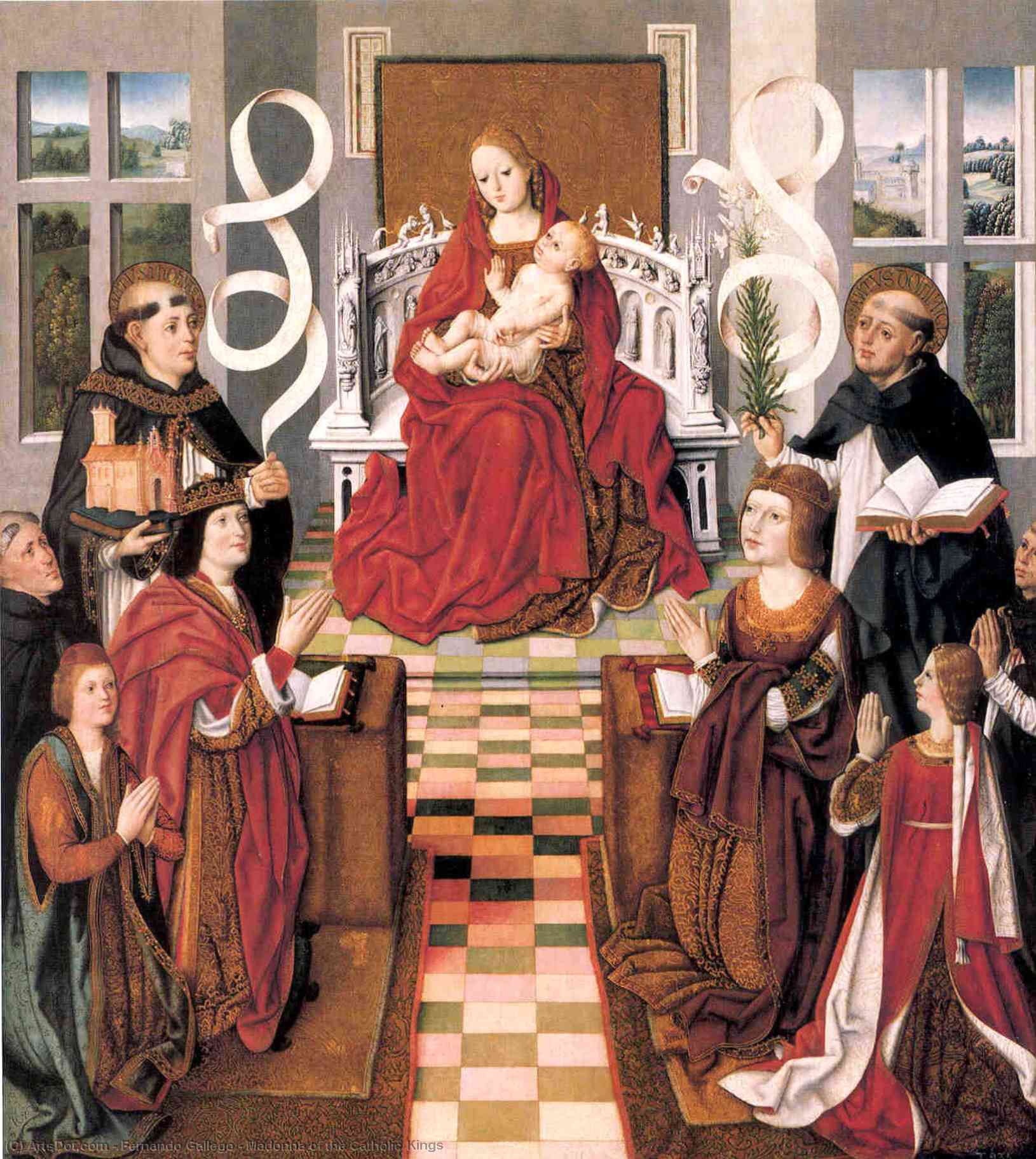 Madonna Der Katholischen Könige — Fernando Gallego
