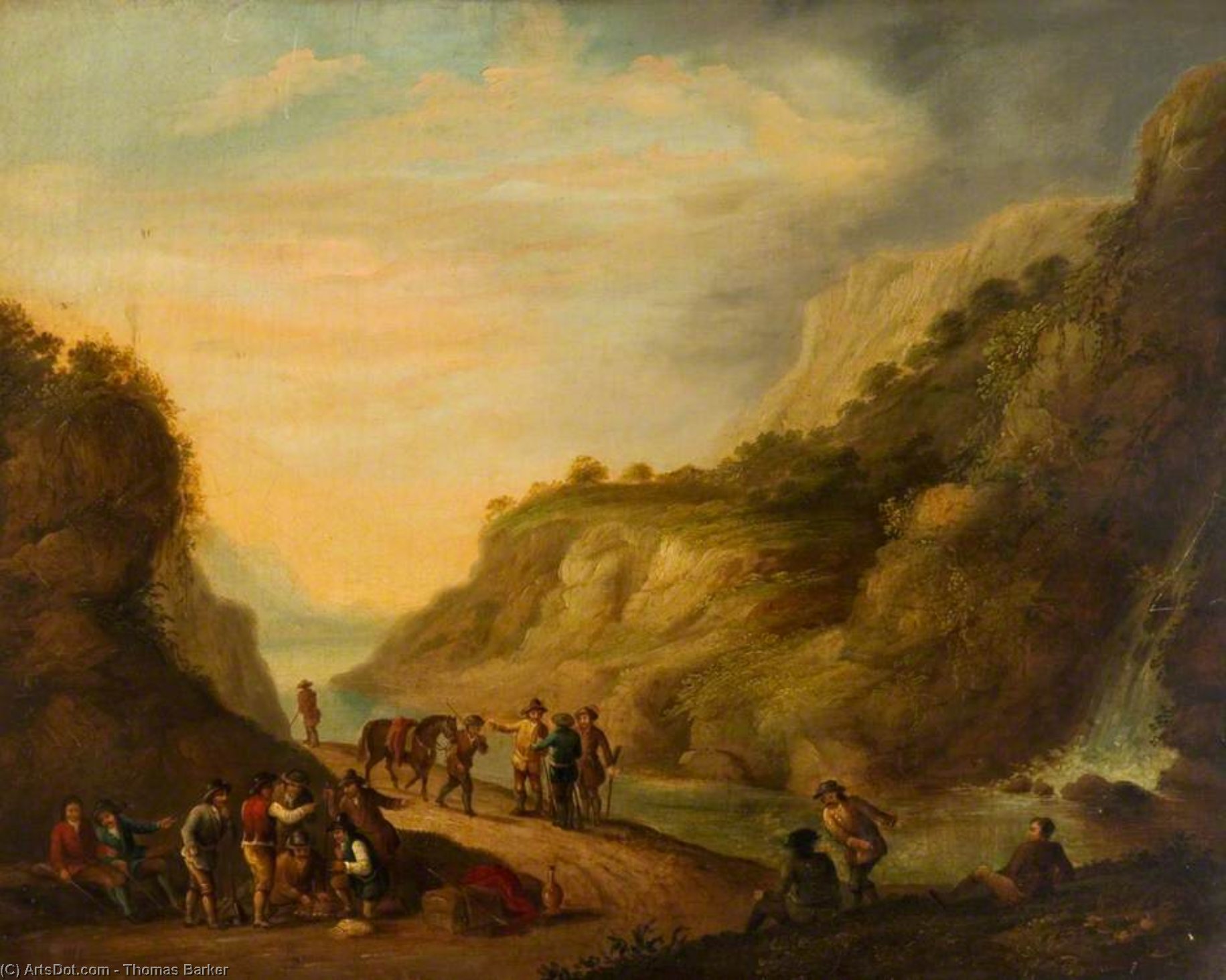 The Smugglers' Rendezvous — Thomas Barker