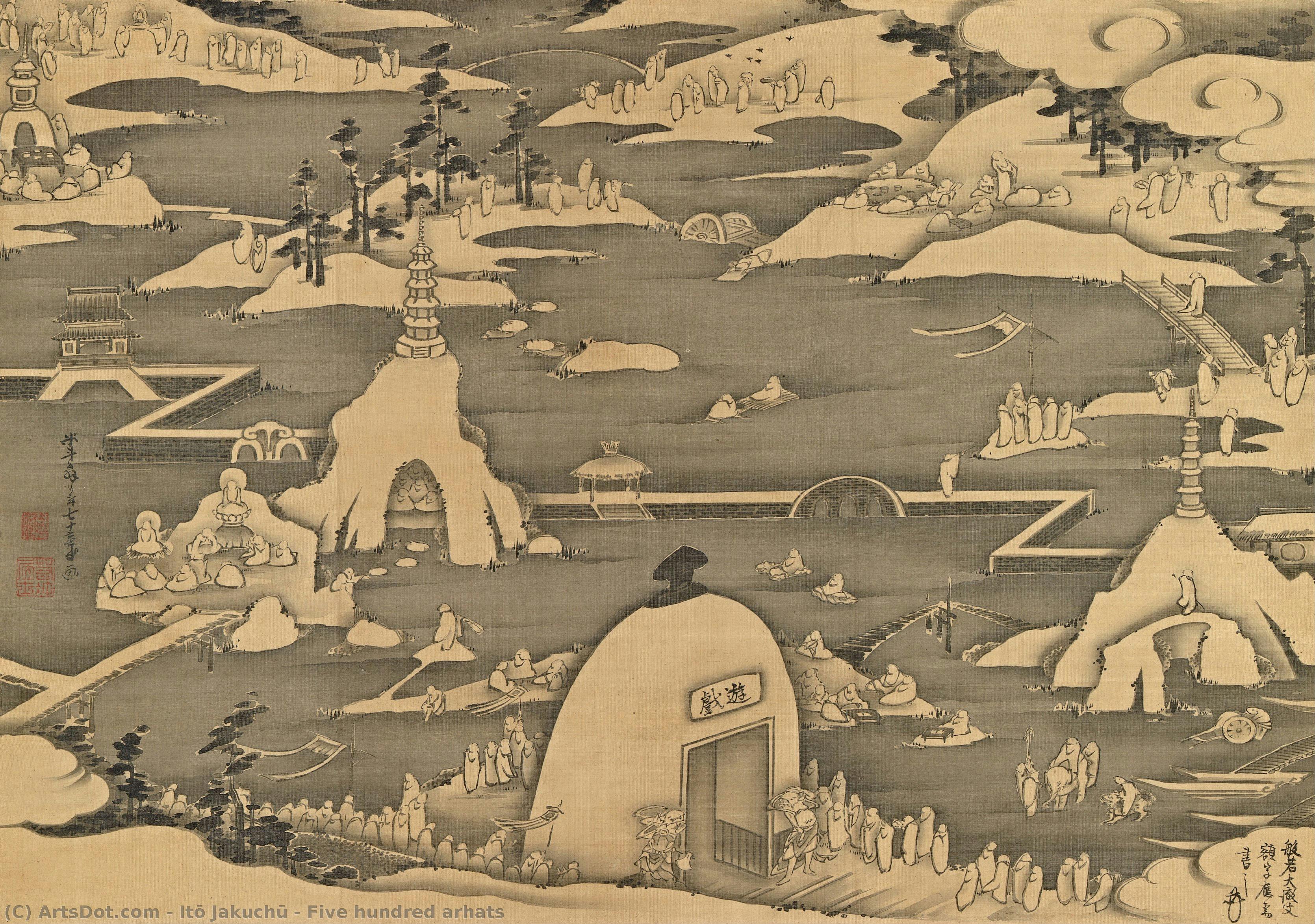 Cinquecento Arhat — Ito Jakuchū