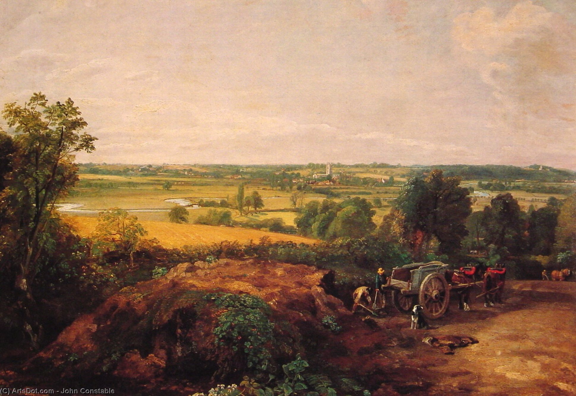John Constable - View of Dedham