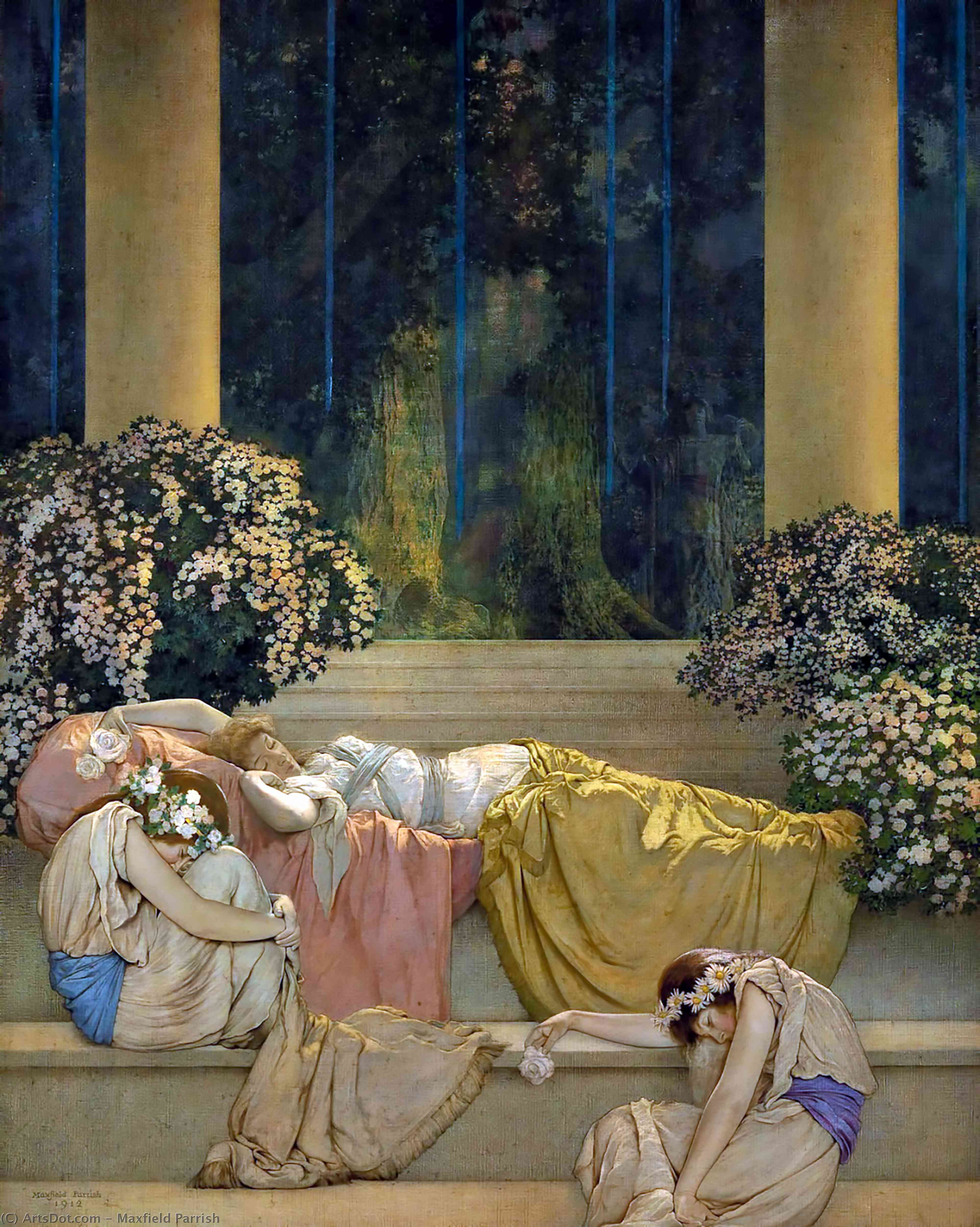 Sleeping Beauty — Maxfield Parrish