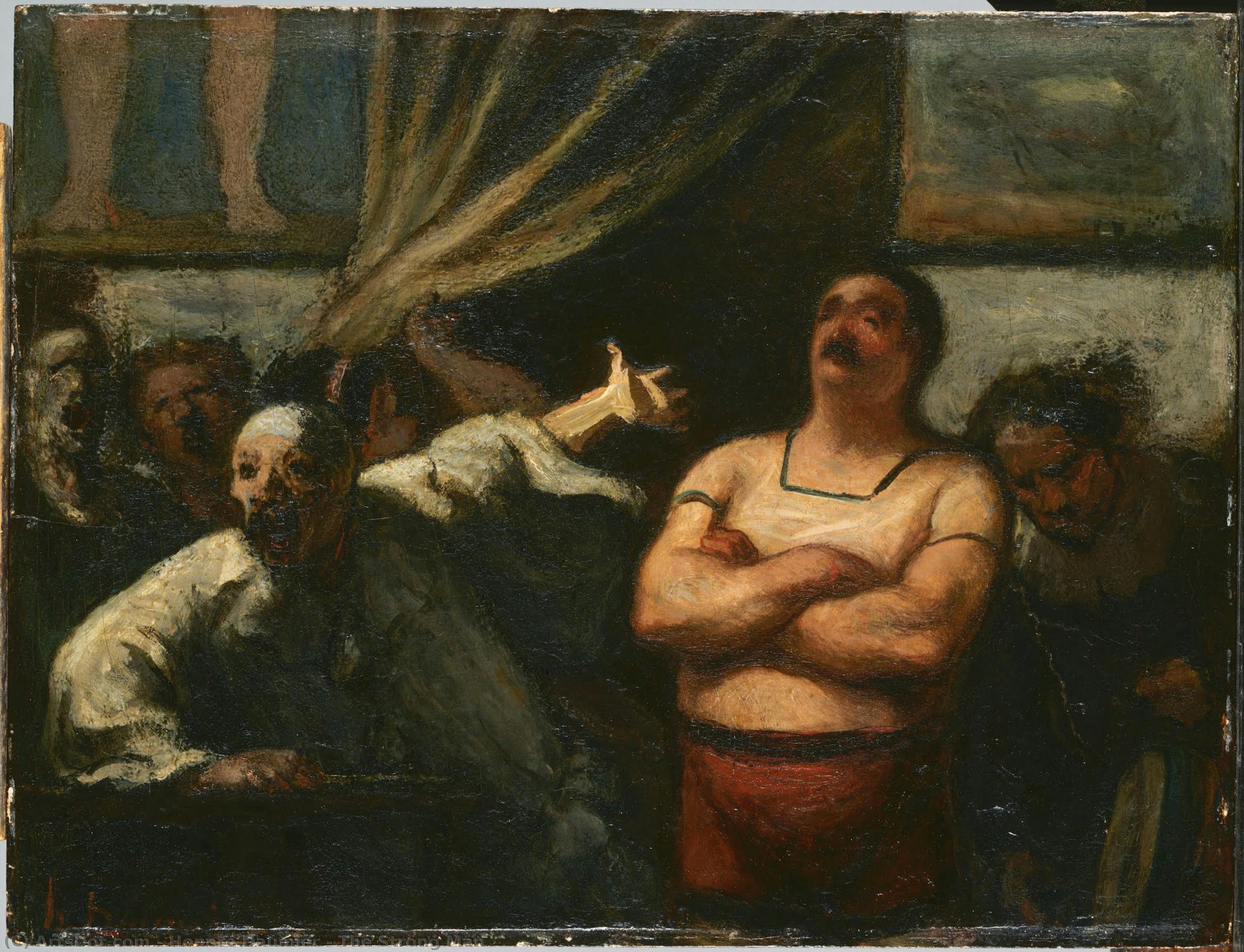 The Strong Man — Honoré Daumier