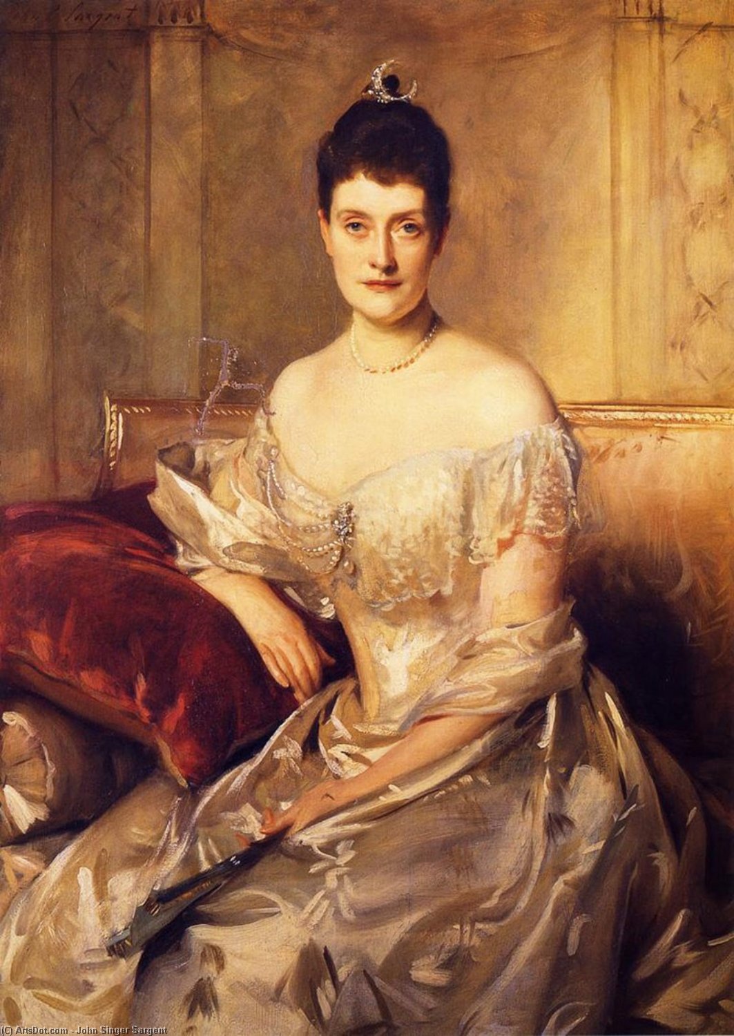Pani Mahlon Day Sands (mary Hartpeace) — John Singer Sargent