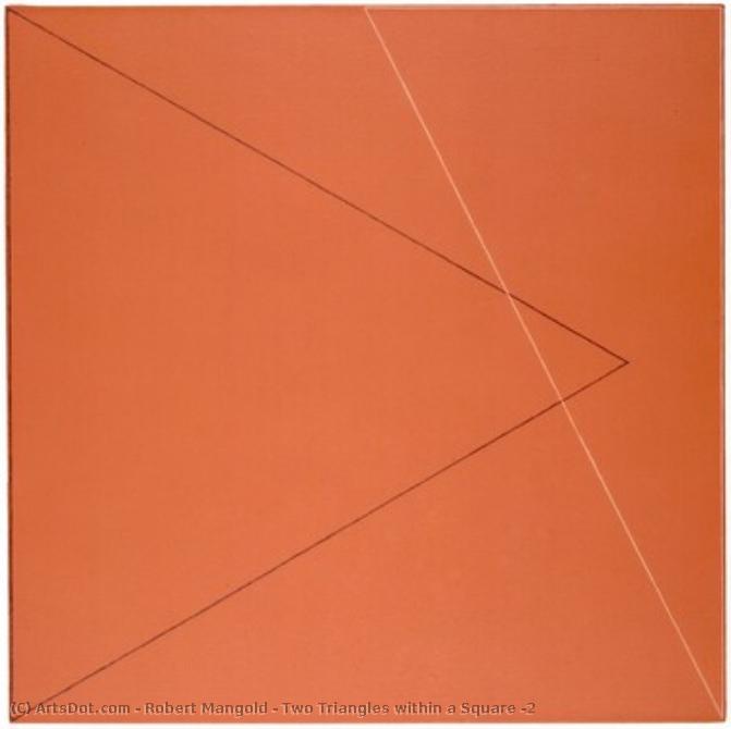 Two Triangles Within A Square #2 — روبرت مانغولد