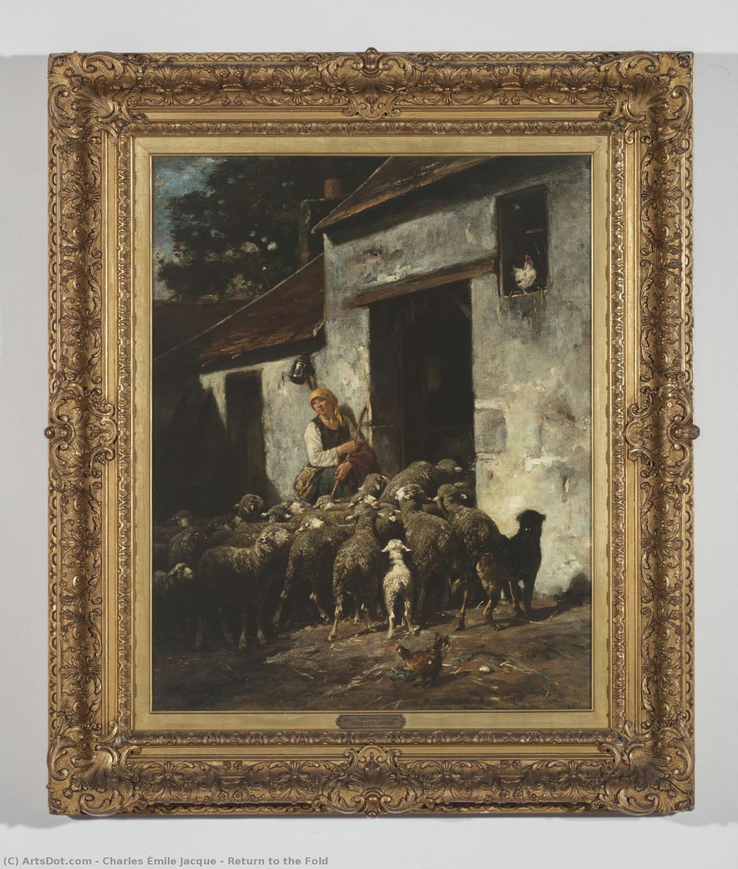 Return To The Fold — Charles-émile Jacque
