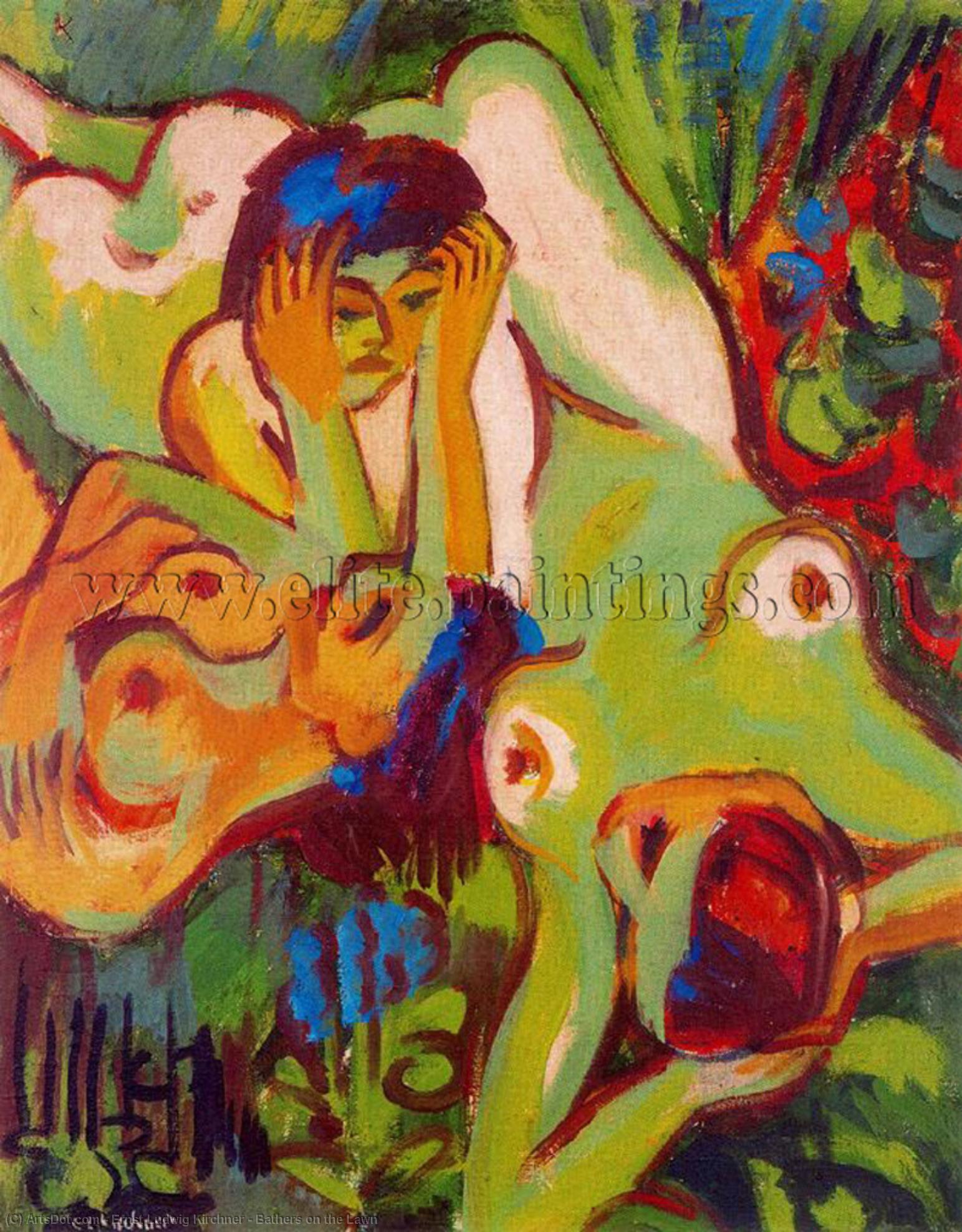 Ernst Ludwig Kirchner - Bäder auf der Wiese