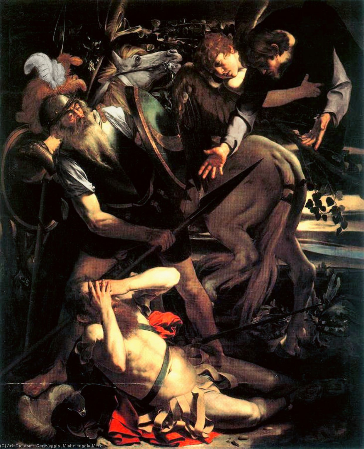 La Conversion De Saint Paul — Caravage