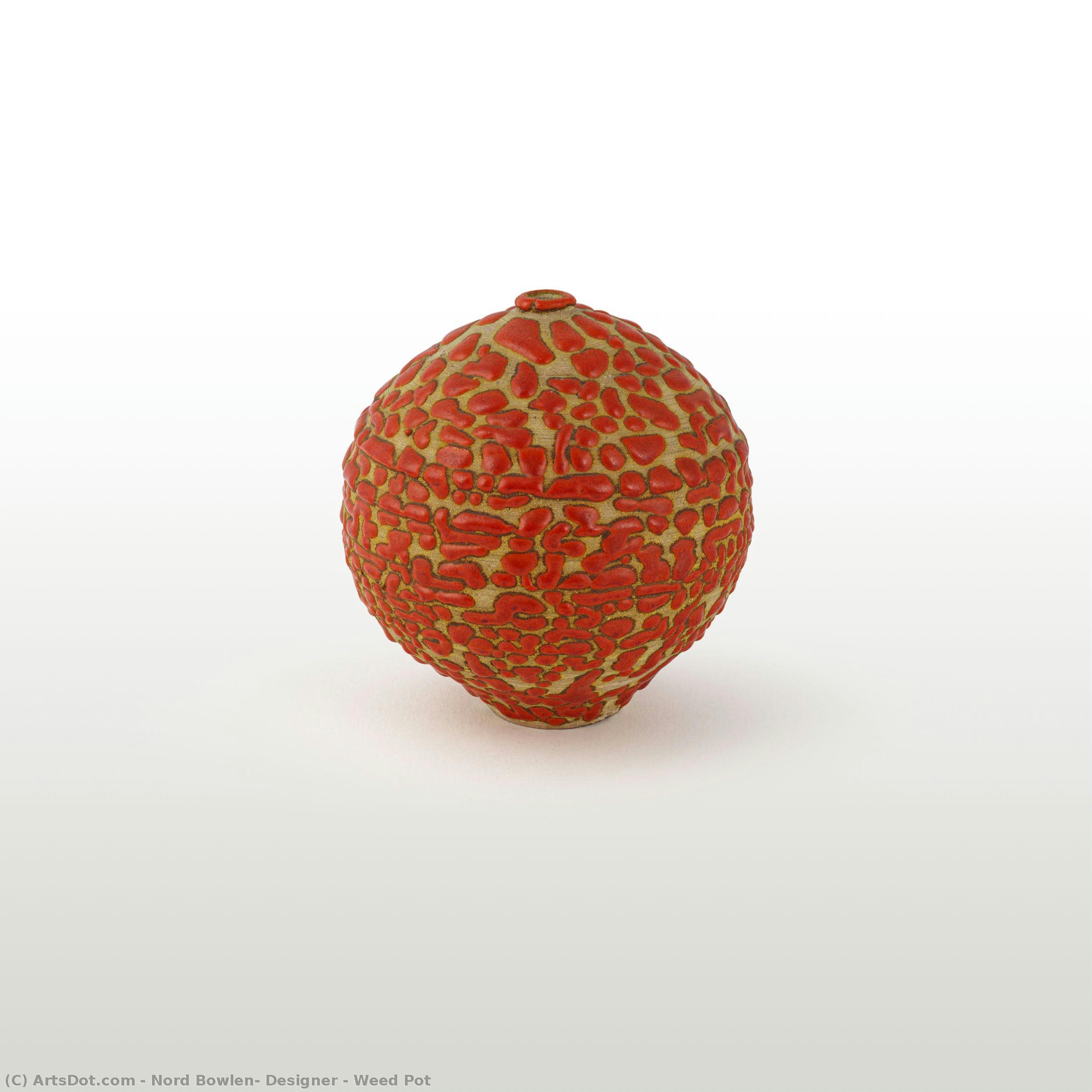 Weed Pot — Nord Bowlen, Designer, Ceramics, Mid-century Modern