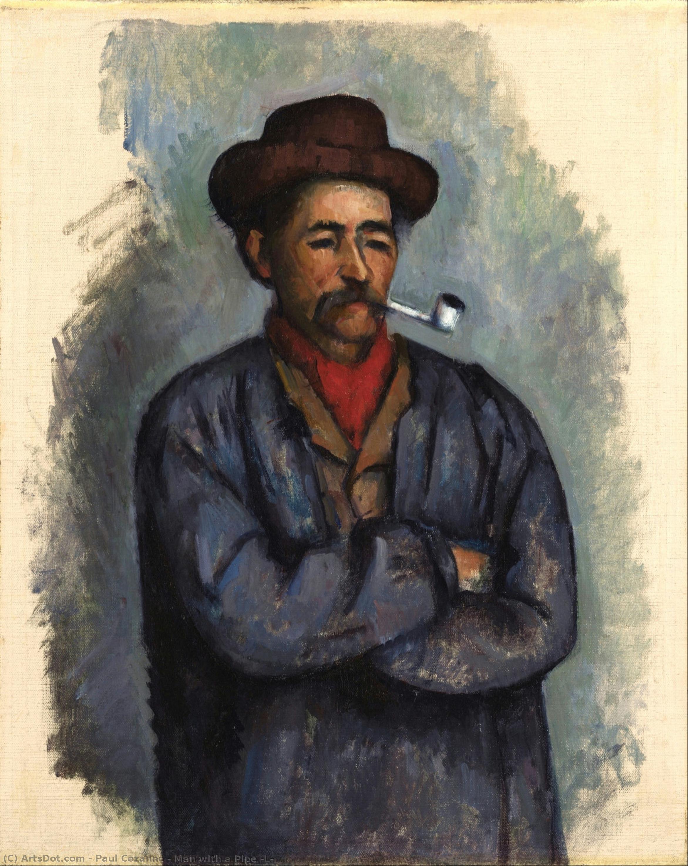 Man Mit Einer Pfeife (l) — Paul Cézanne