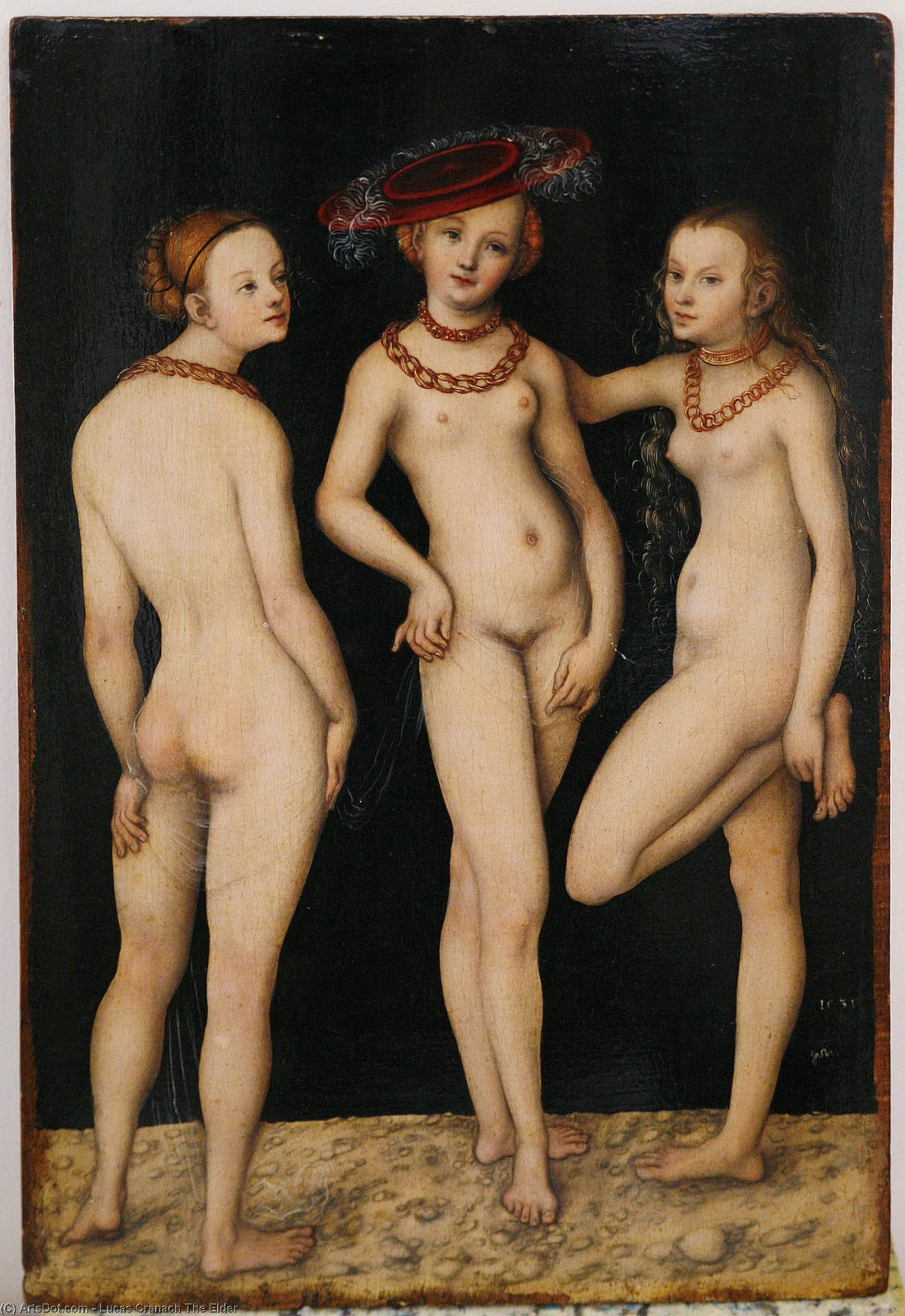 The Three Graces — Lucas Cranach Starszy