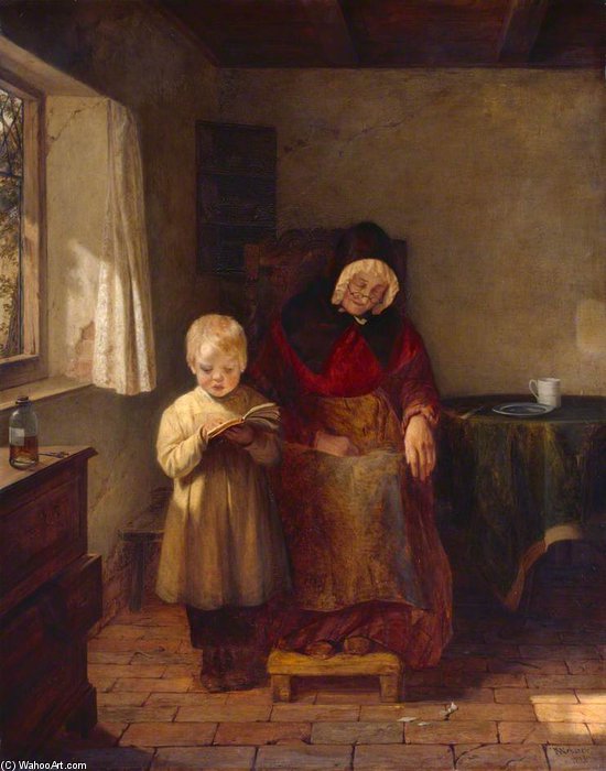 The Early Lesson — Thomas George Webster