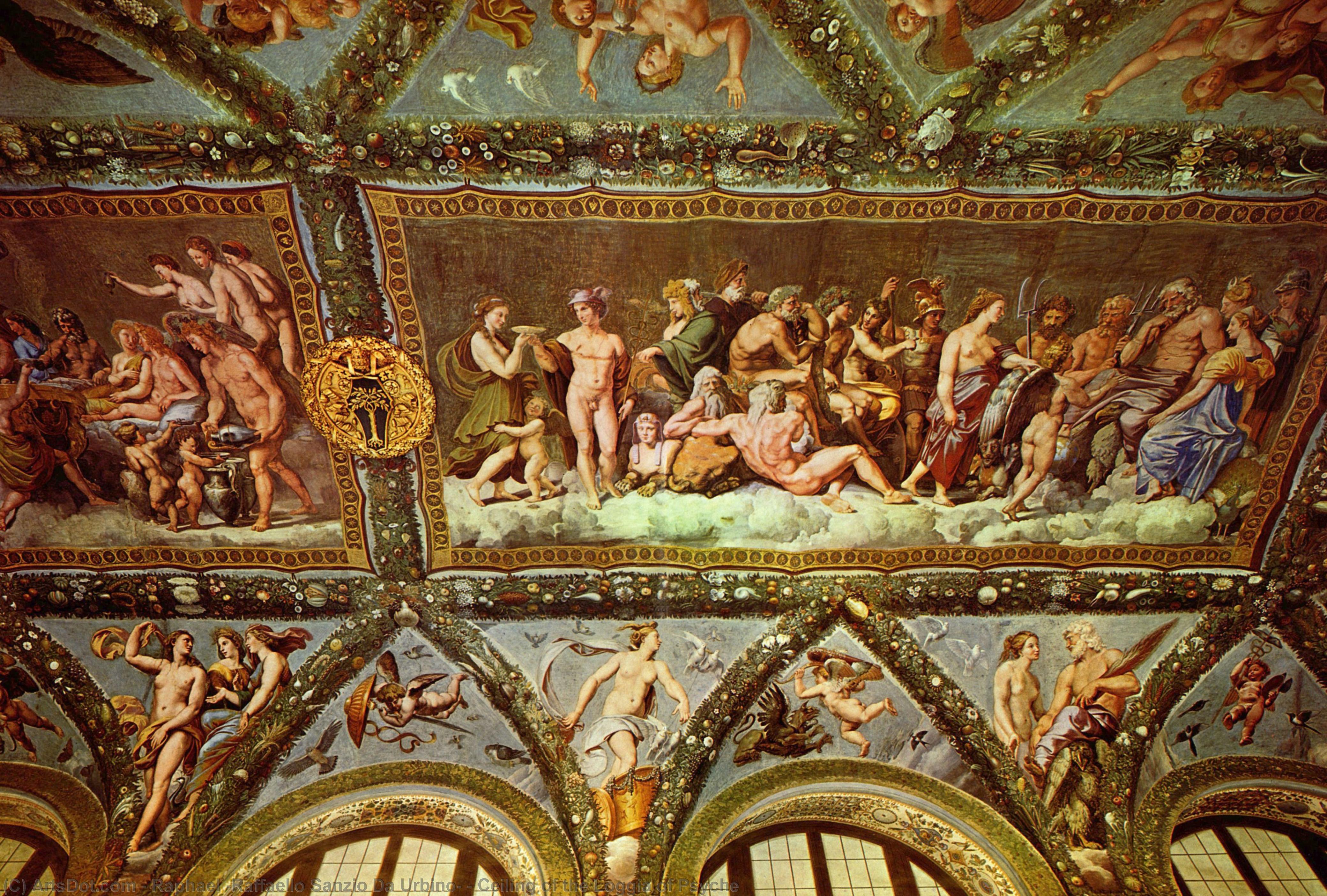 Ciel De La Loggia De Psyché — Raphaël