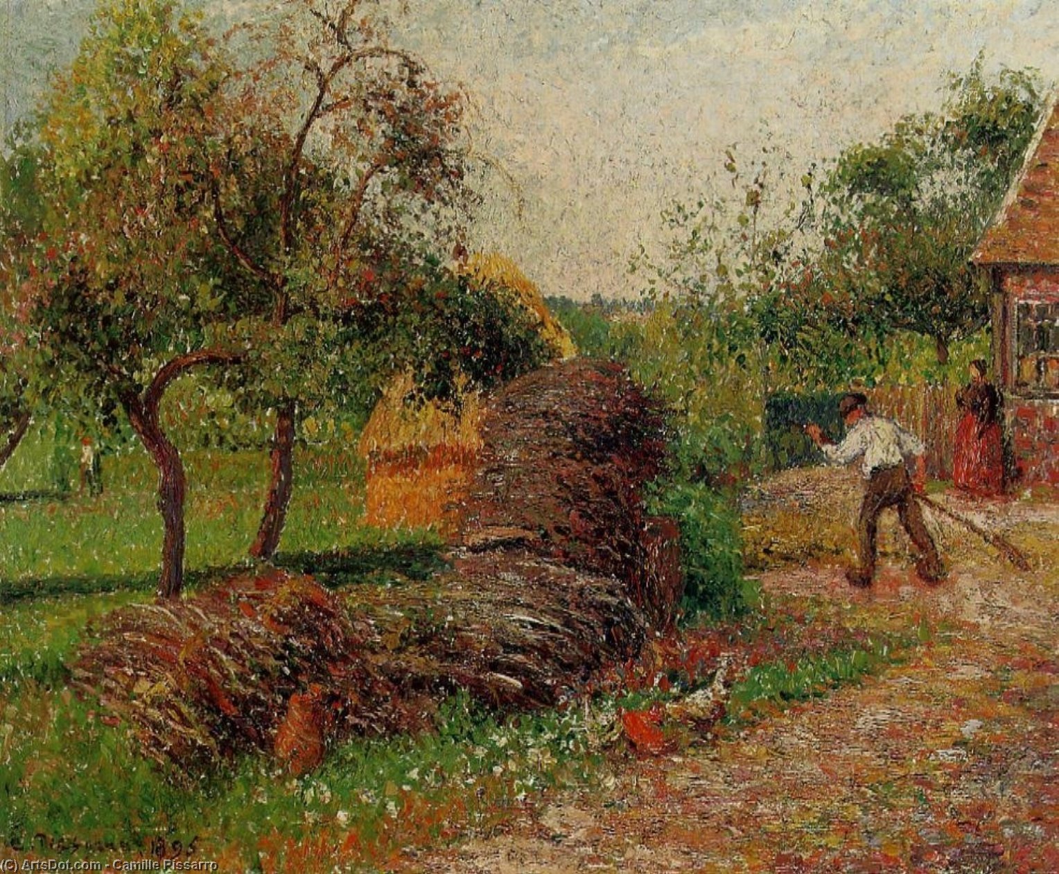 Luciens Garten. — Camille Pissarro