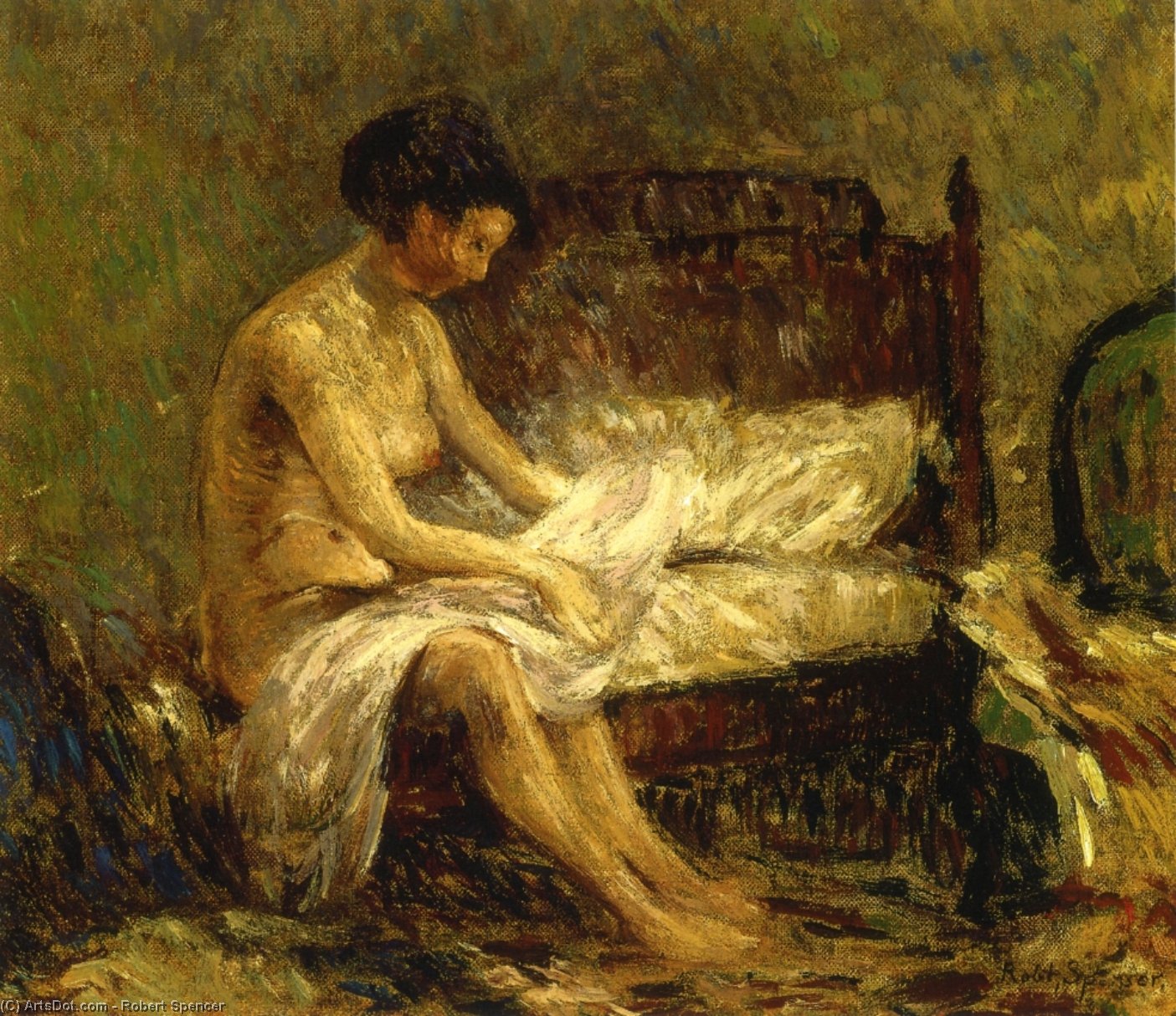 Seated Nude — Robert Spencer (maler)
