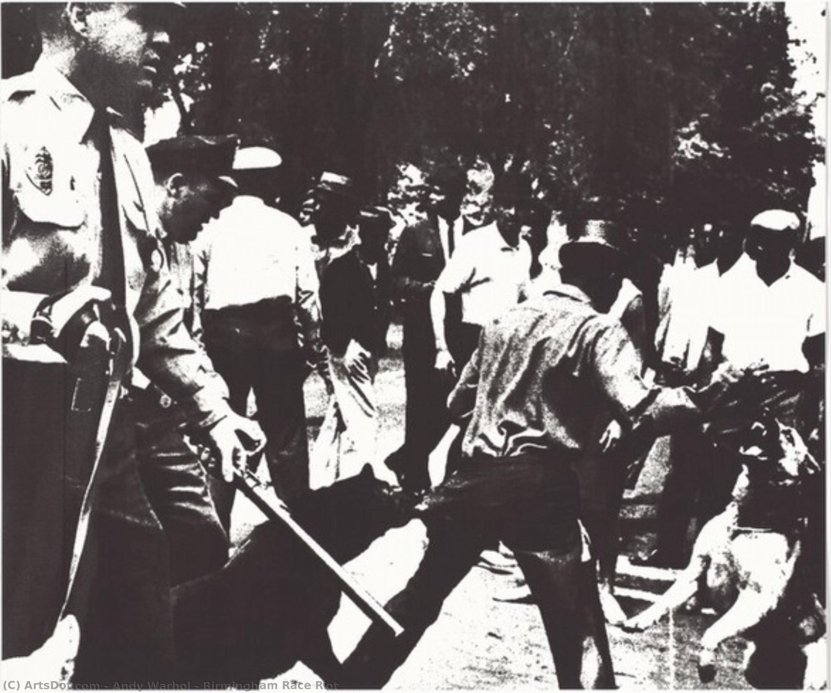 Birmingham Riot — Andy Warhol