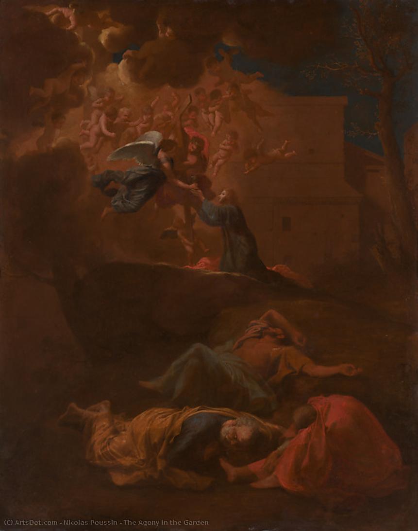 Angsten I Olivenlunden — Nicolas Poussin