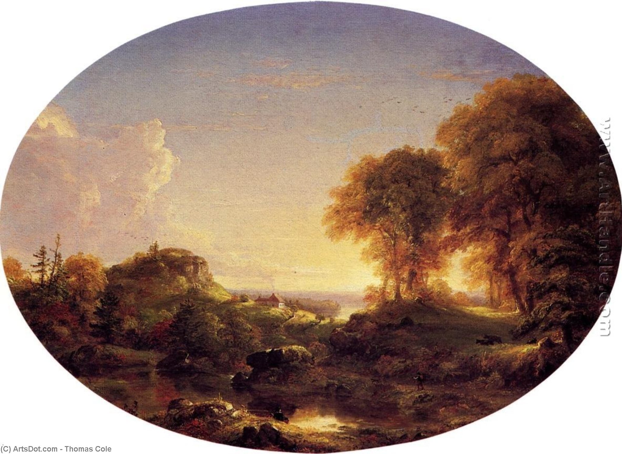 Catskill Landscape — Thomas Cole