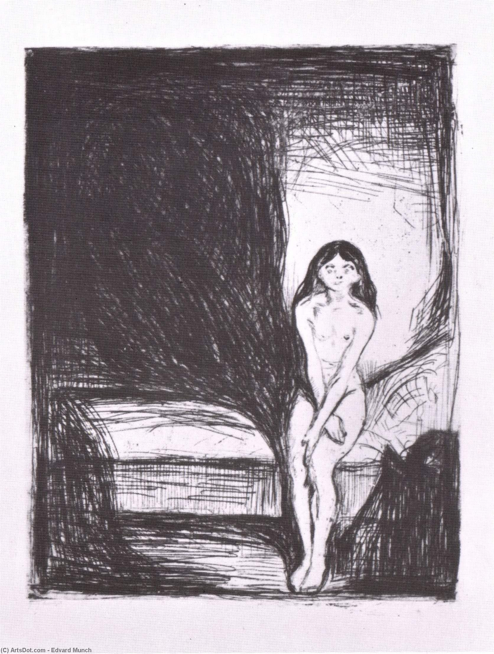 Edvard Munch - Evening (puberty)